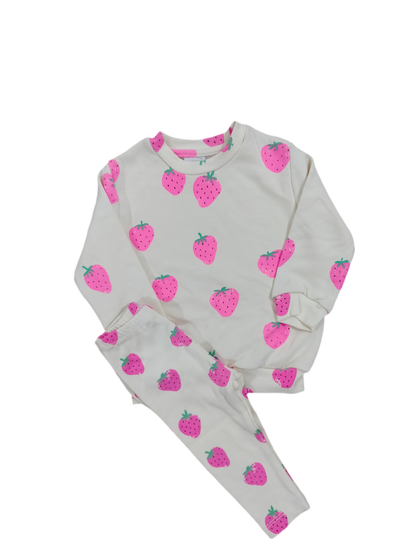 Strawberry Printed 2 PC Set for Girls