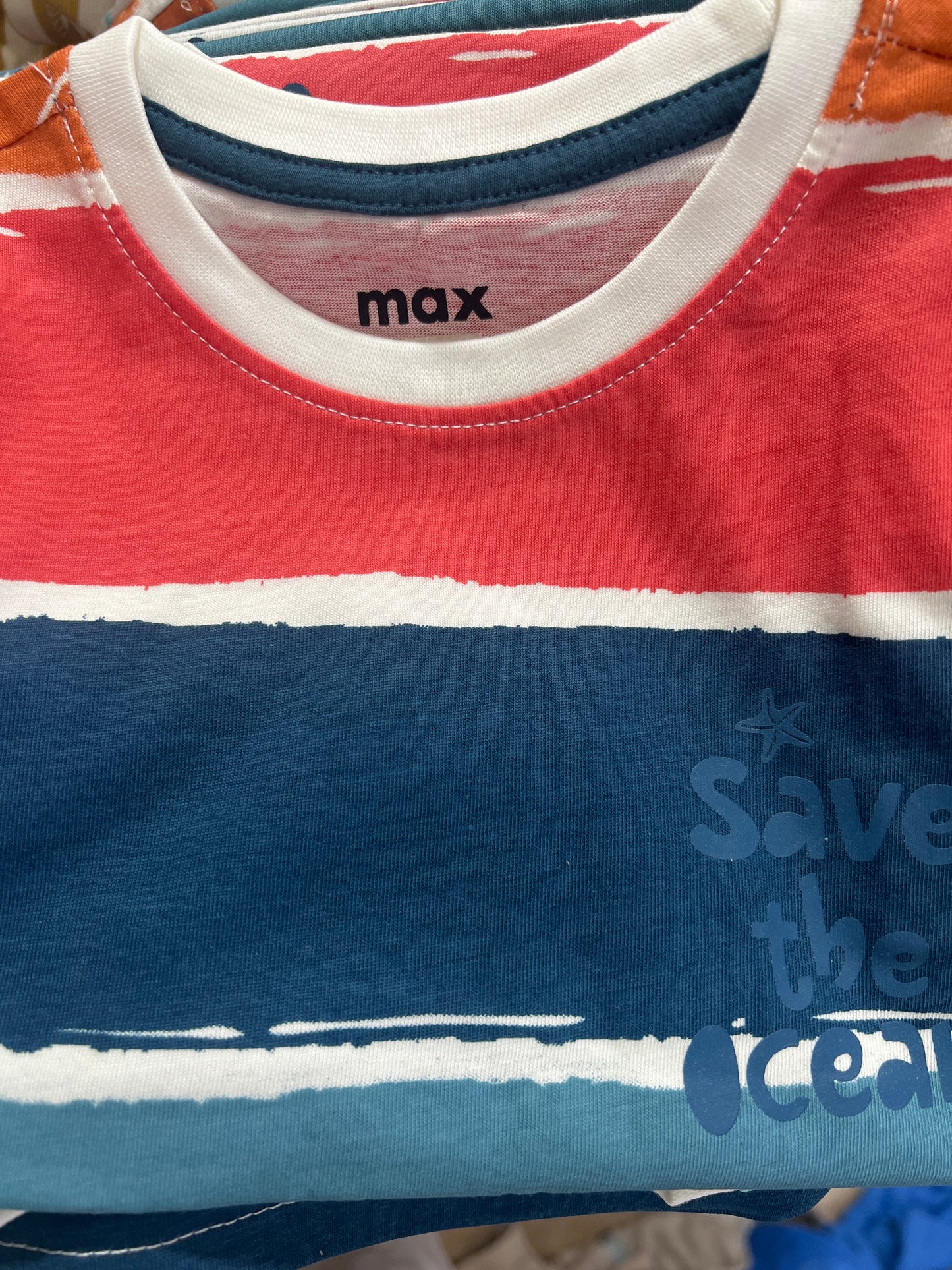 Max Branded Multi Stripes T-shirt