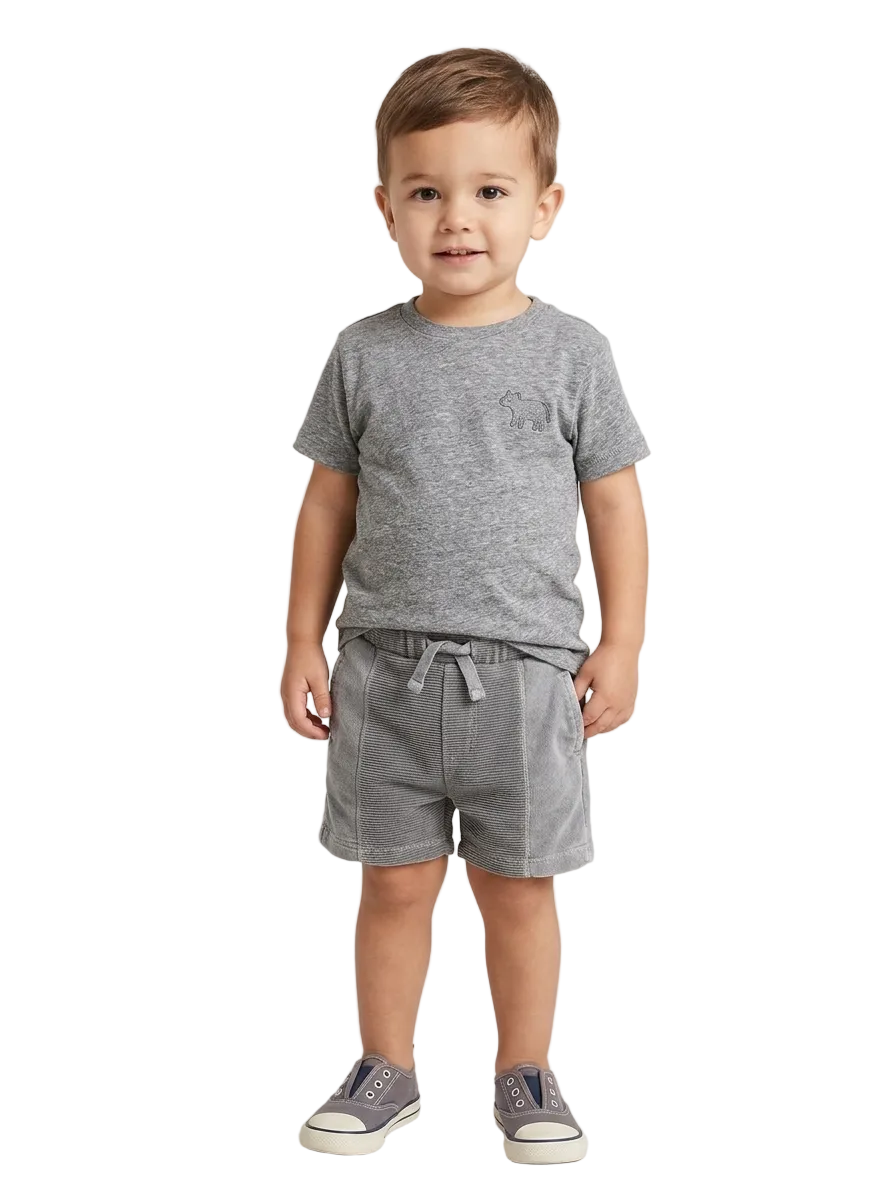 Zara Branded Grey Shorts for Baby Boy