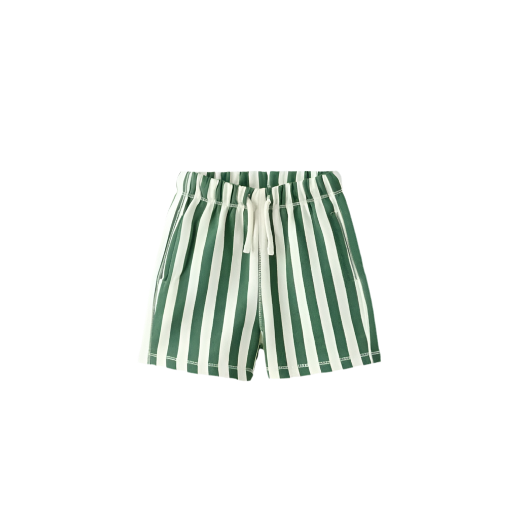 Green Striped Short