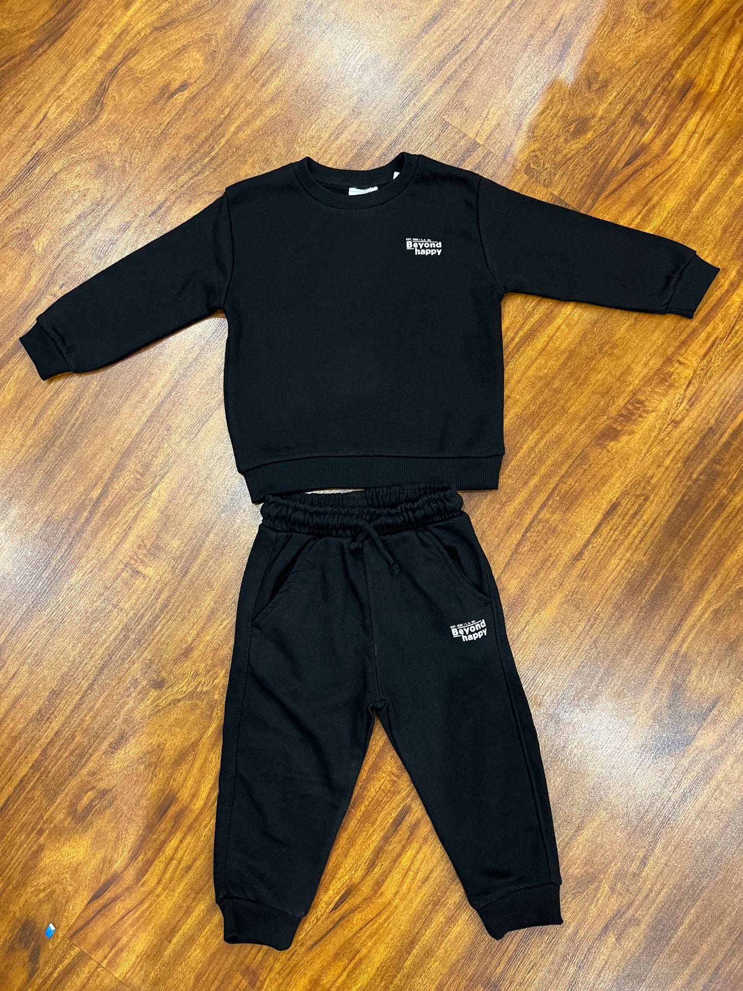 Black Zara Branded Tracksuit