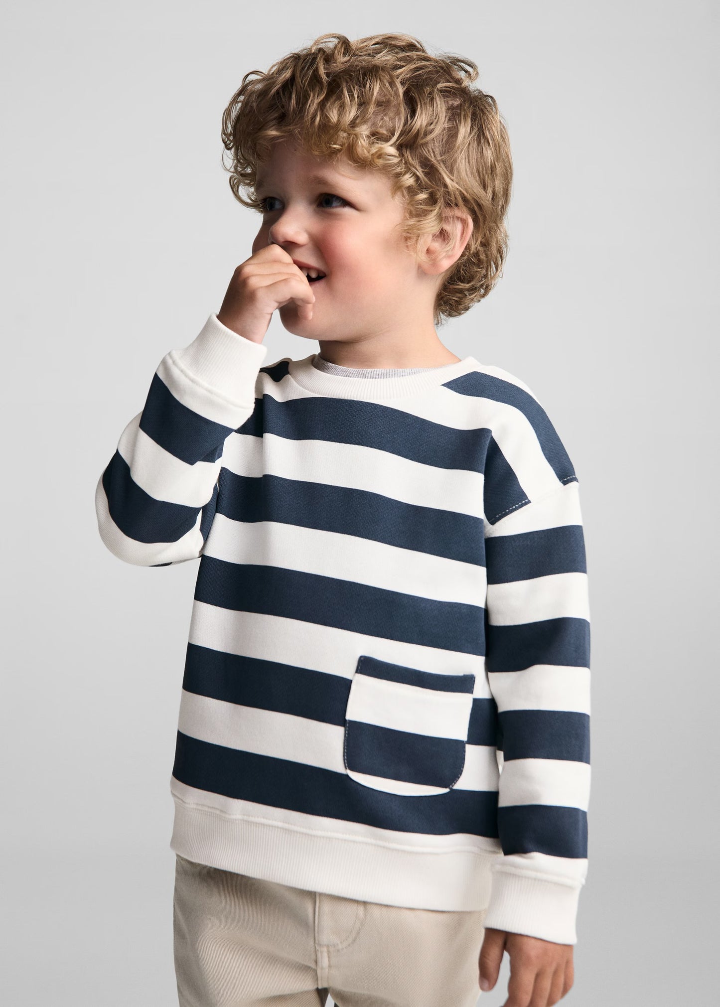Striped MNG Branded Sweatshirt
