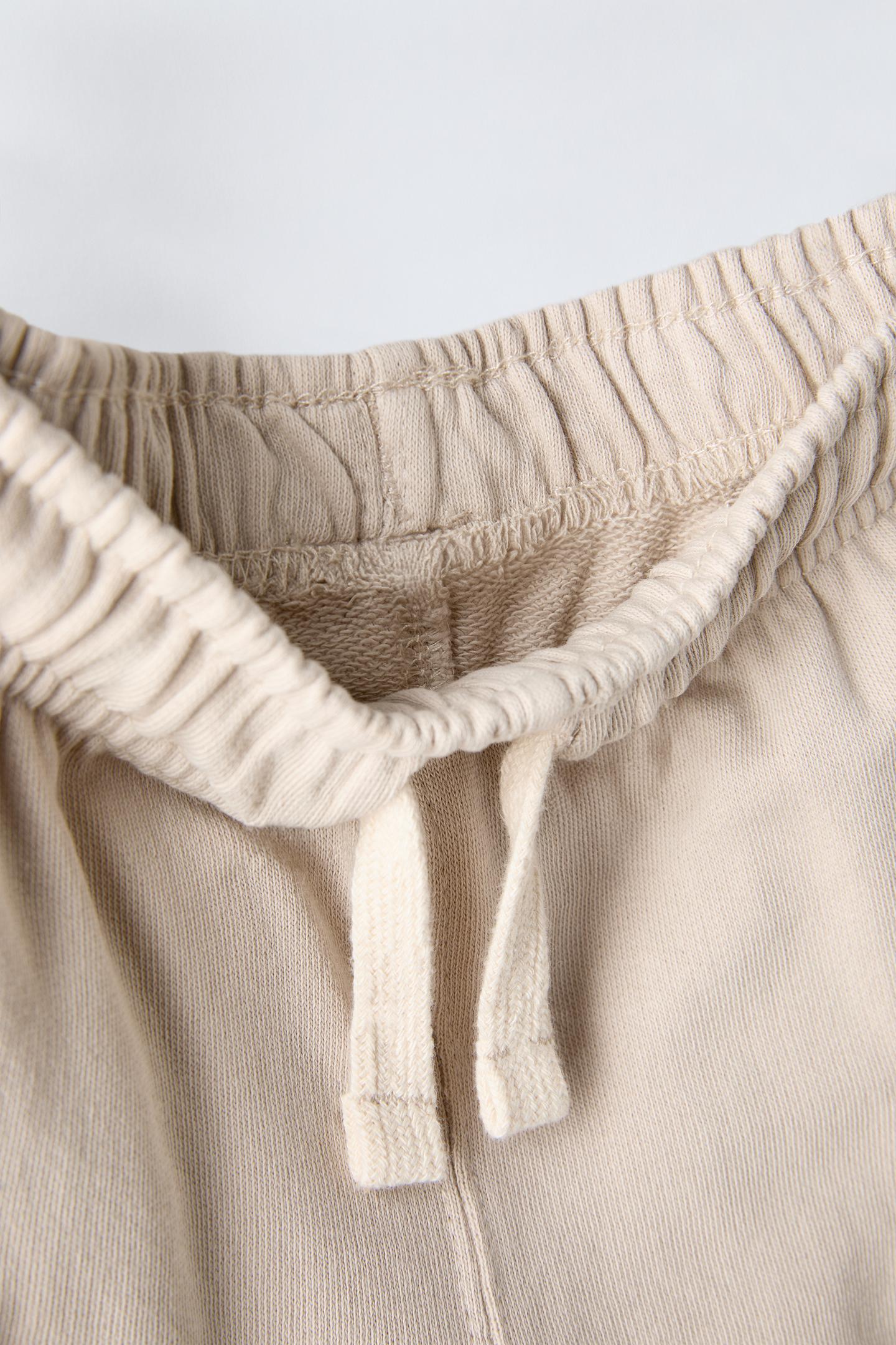 Beige Cargo Short