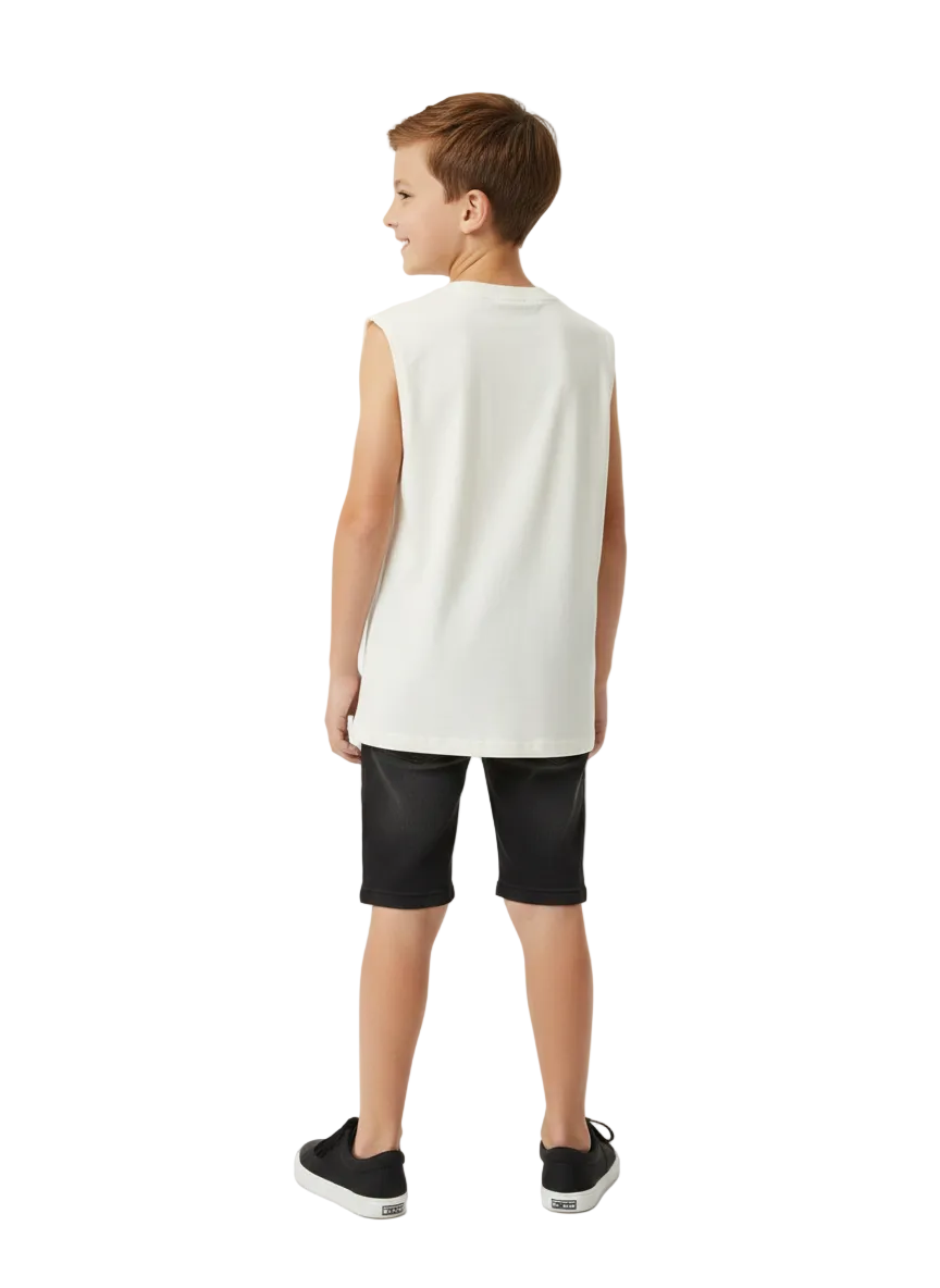Miami Printed Boys Sleeveless T-shirt