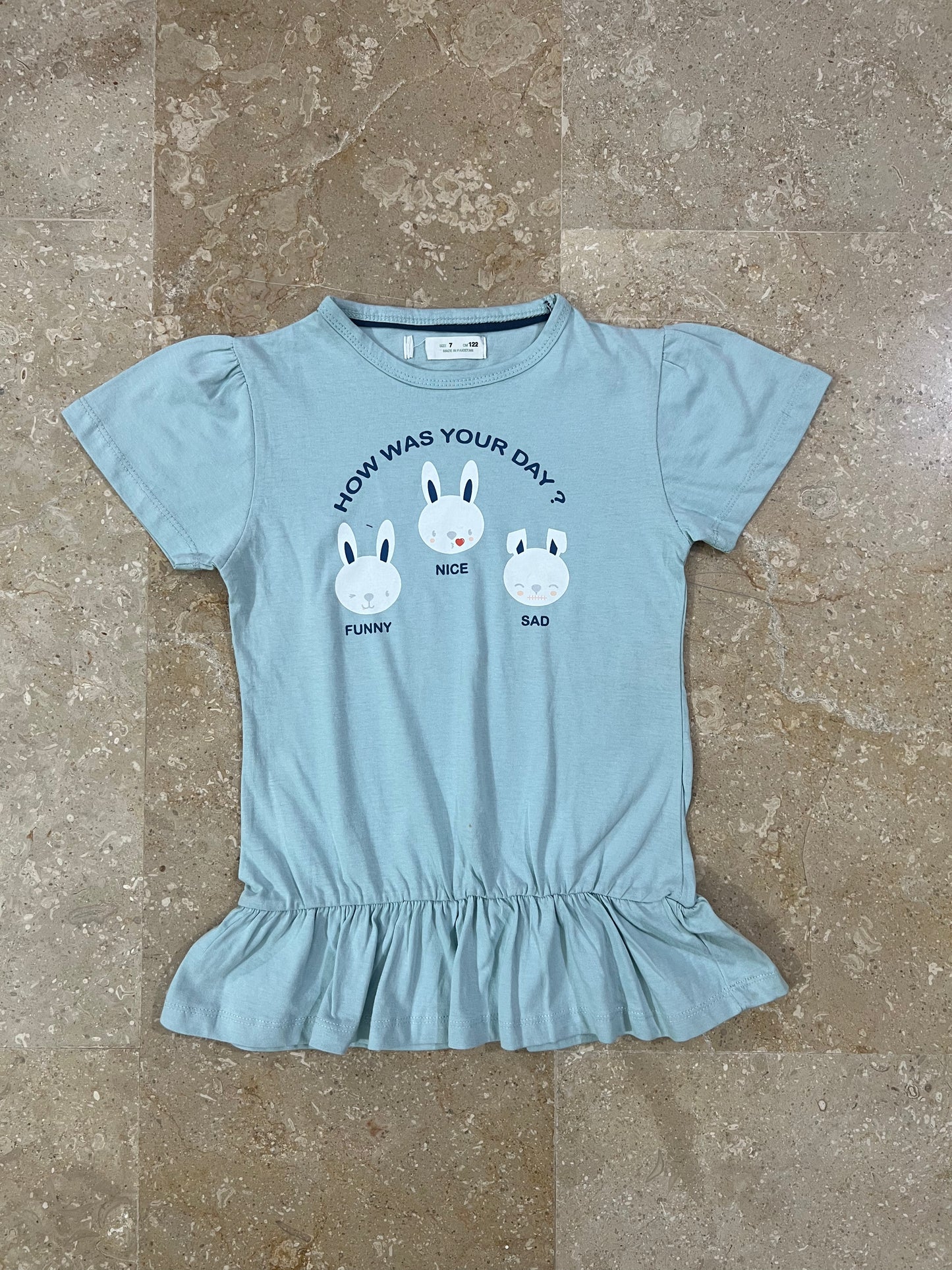 Light Blue Frock Top