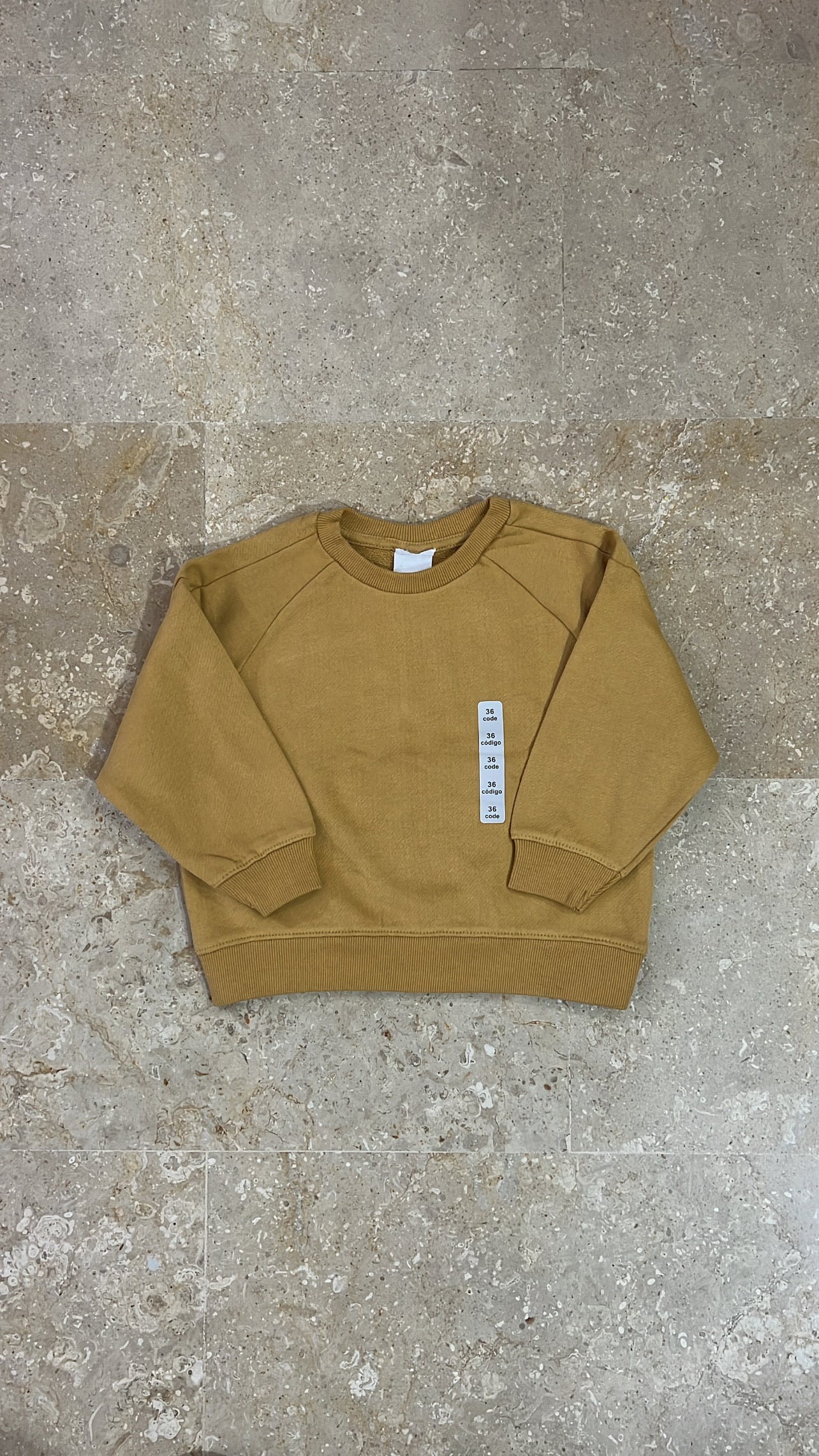 Mustard Sweatshirt for Kids