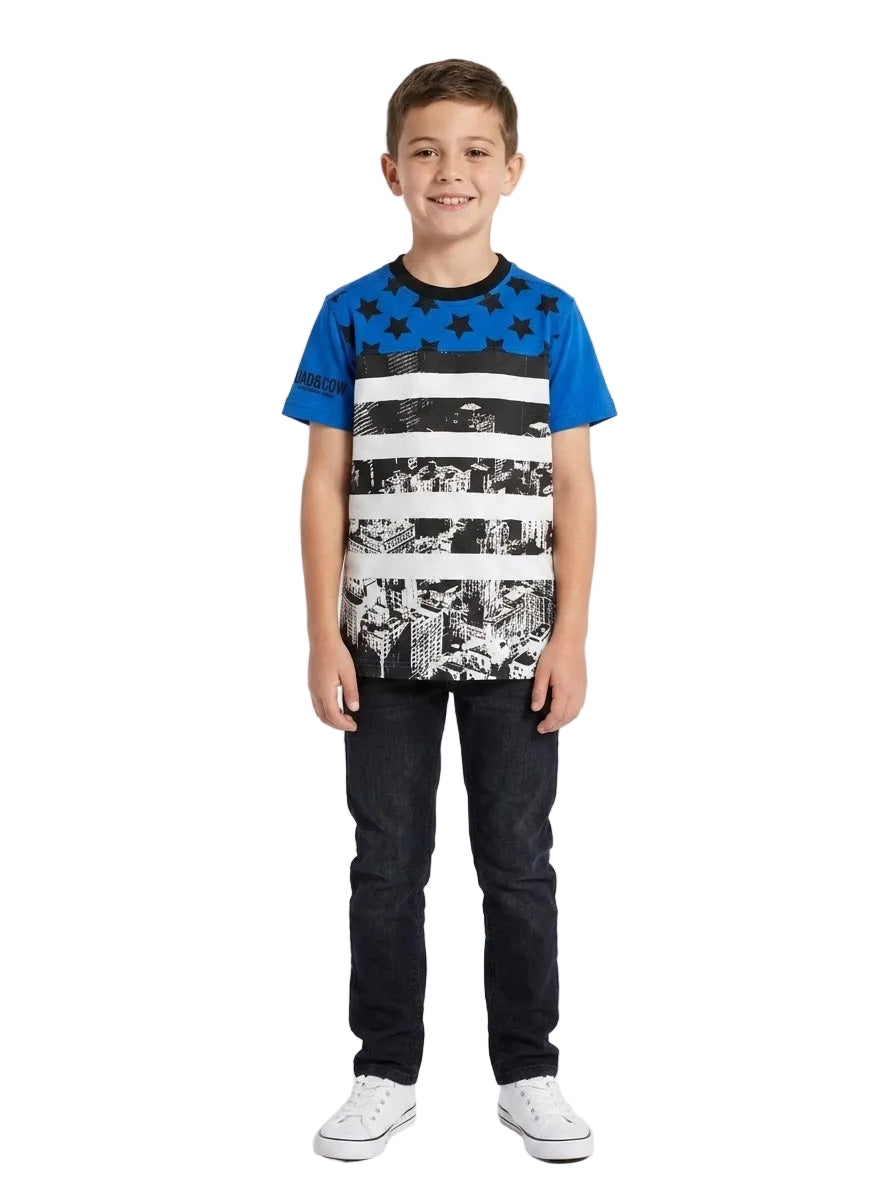Quad Seven Branded T-shirt for boys 9-10 year (minor defect)