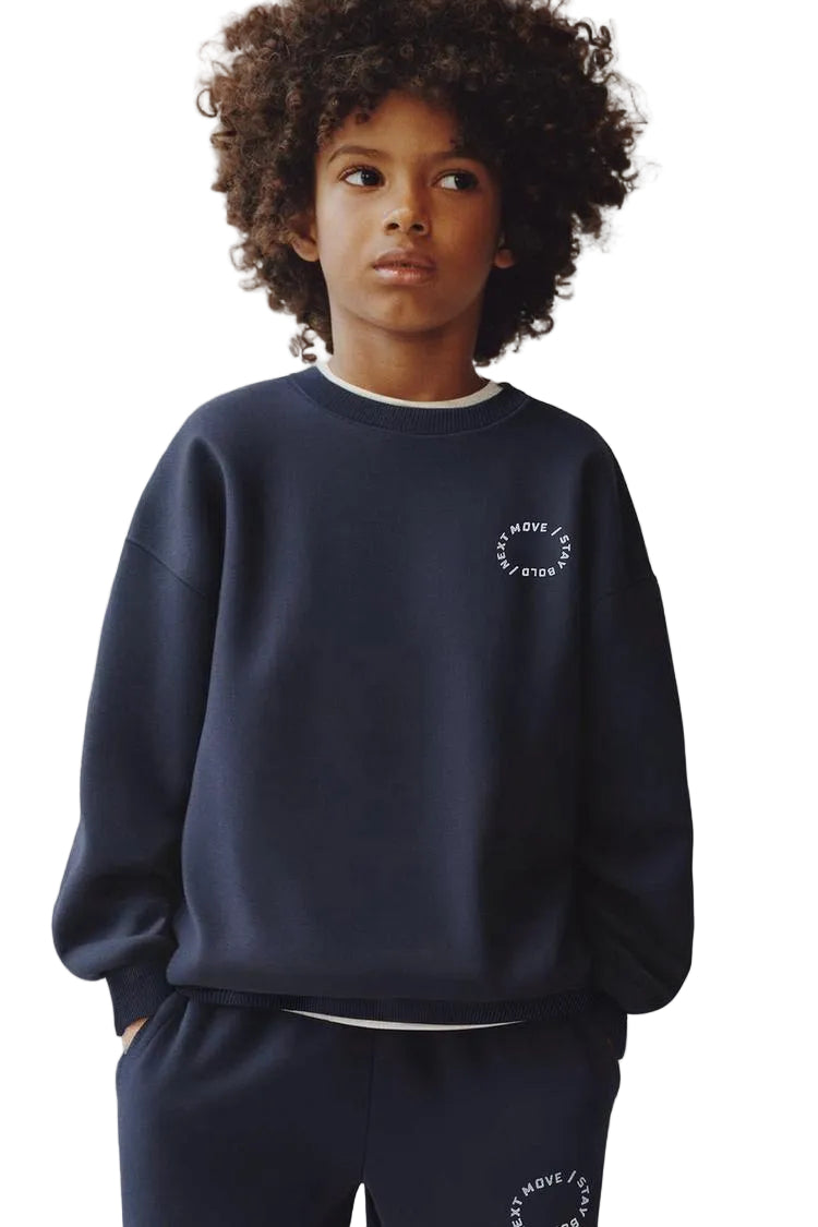 Navy Blue Zara Branded Sweatshirt