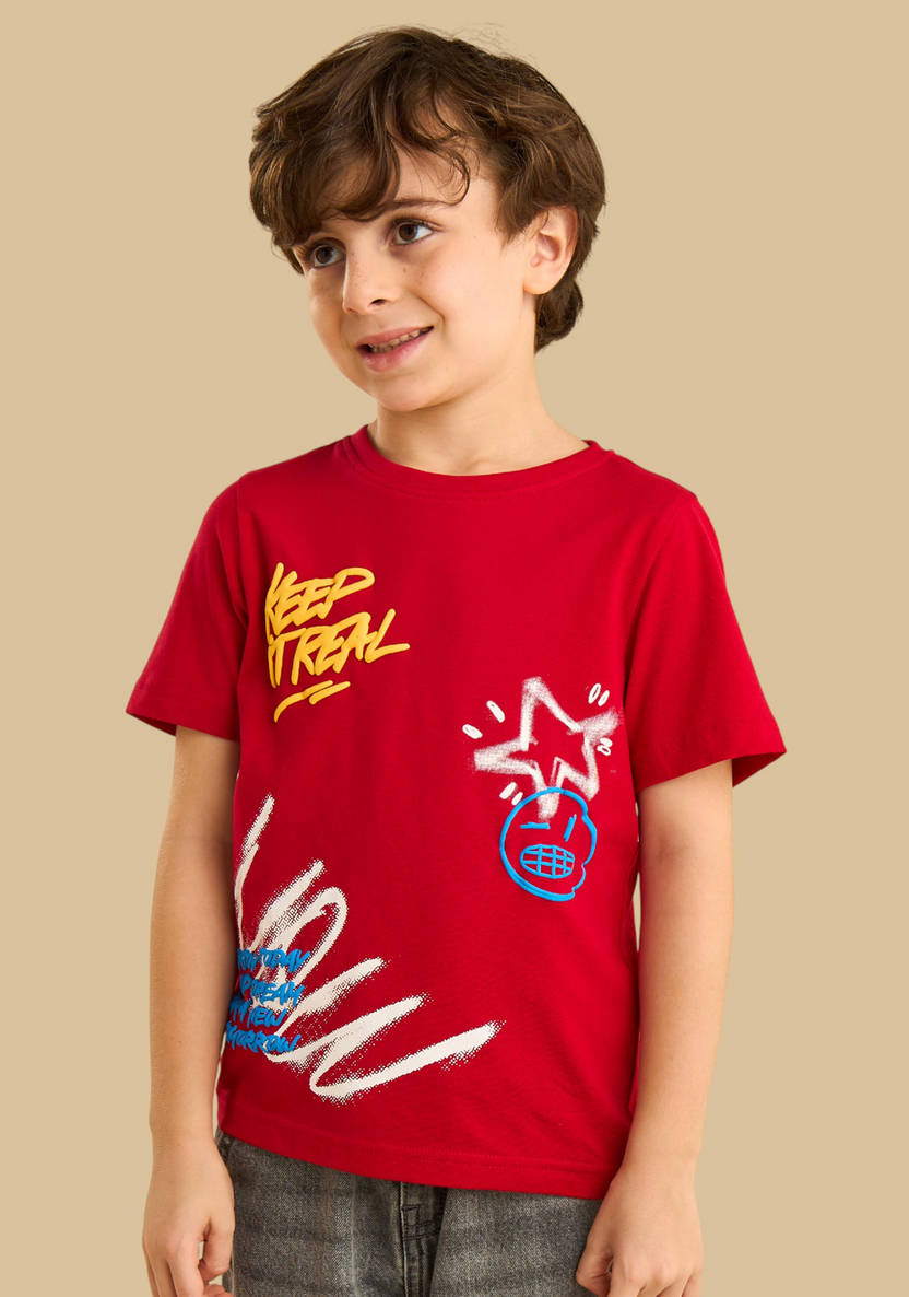 Max Branded Printed Boys T-shirt