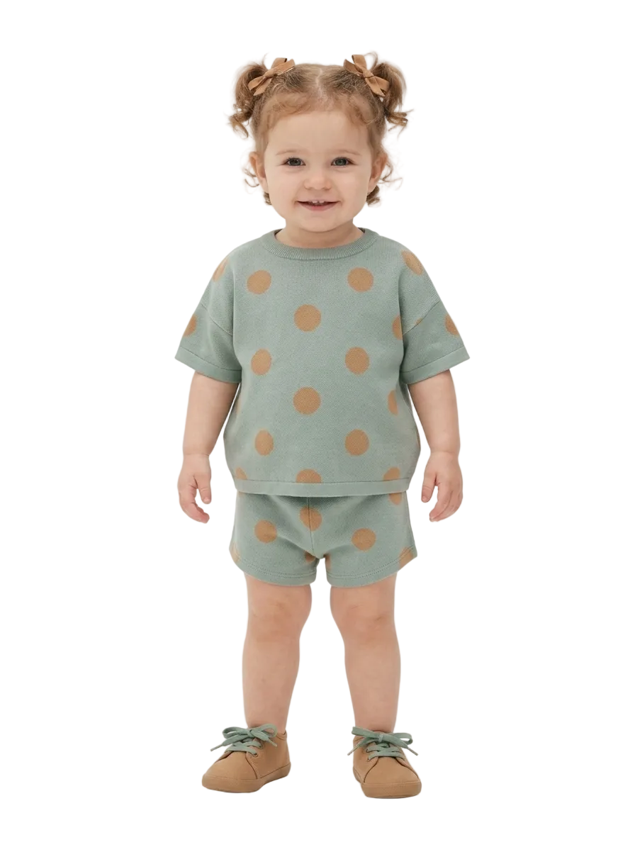 Zara Branded Polka Dot Shorts for Baby Girls (1 PC)