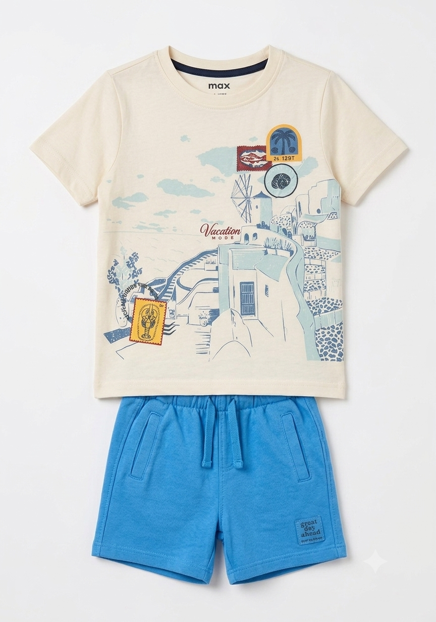 Max Branded 2 PC Set for Boys