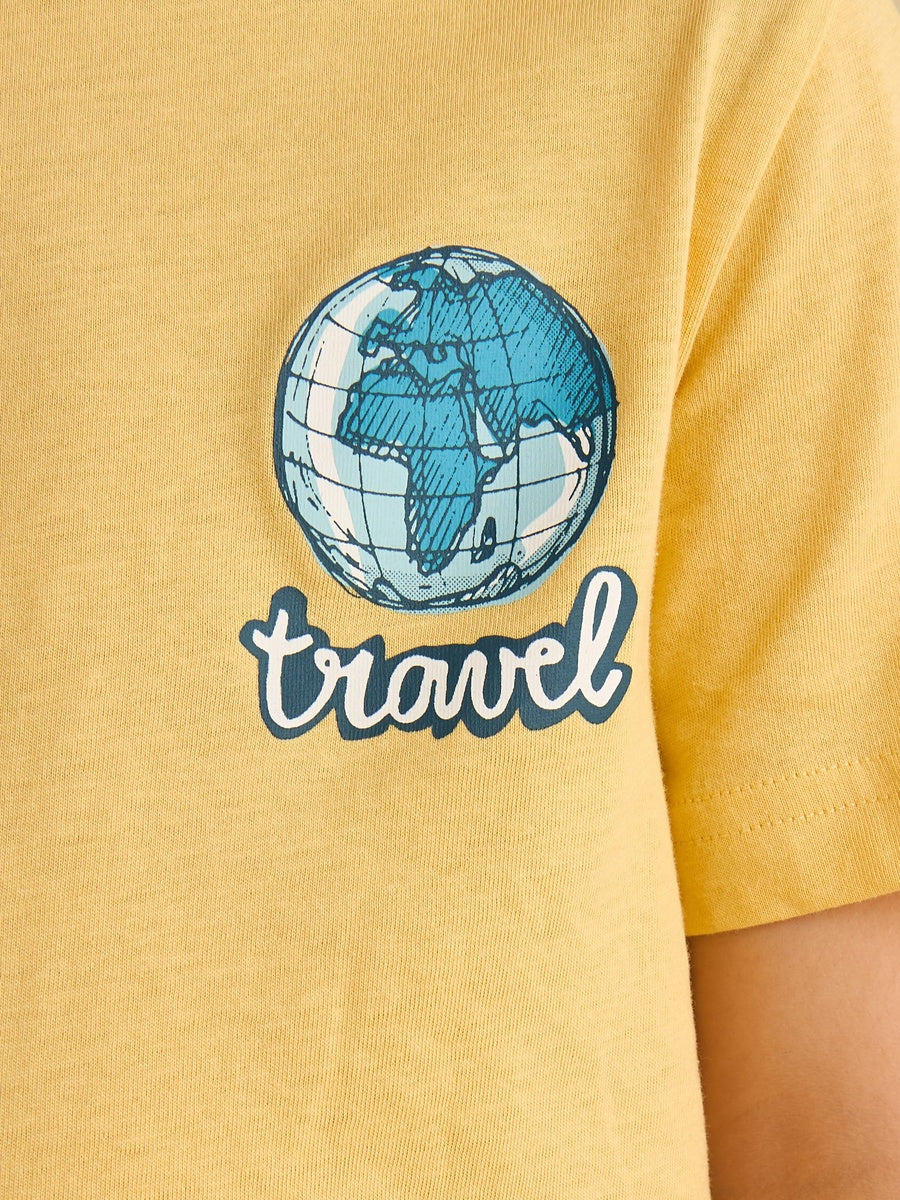 Max Branded Back Printed T-shirt for Boys