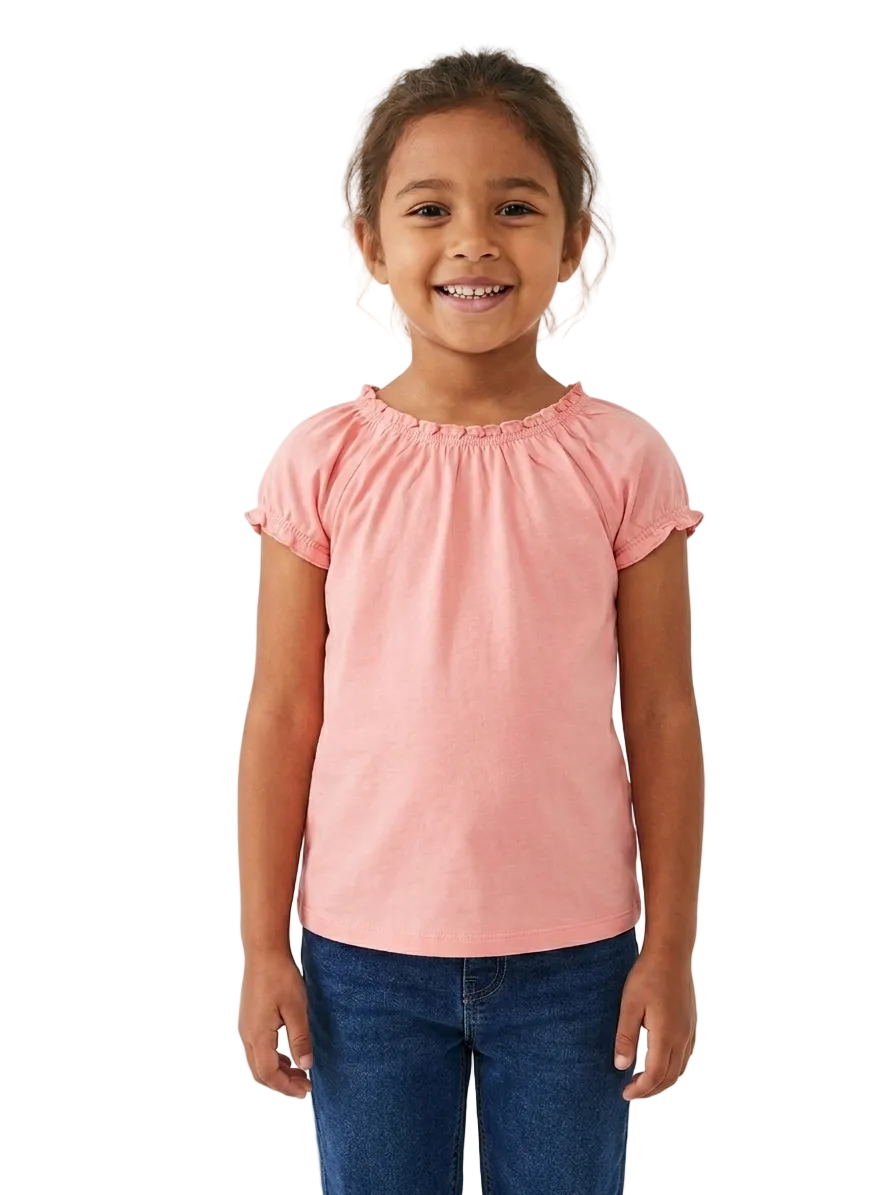Branded Printed Girls T-shirt (Minor defect)