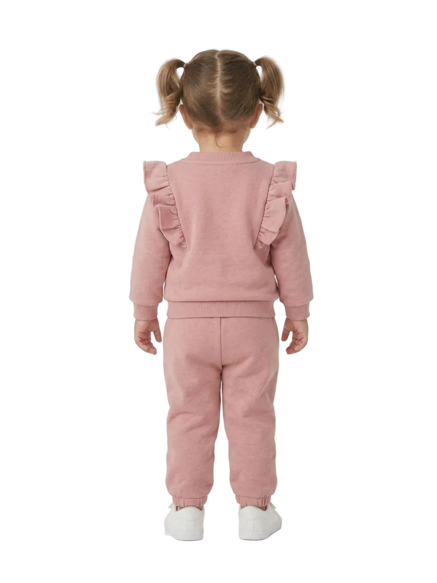 Cool Club branded 2 PC Zipper Tracksuit for baby girls (minor defect)