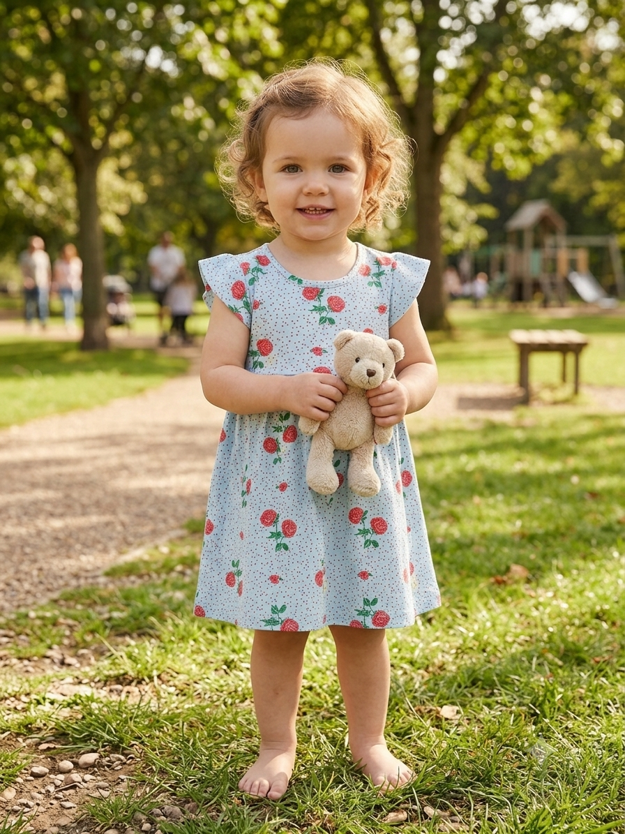 H&M Branded Frock for baby girl (Minor defect)