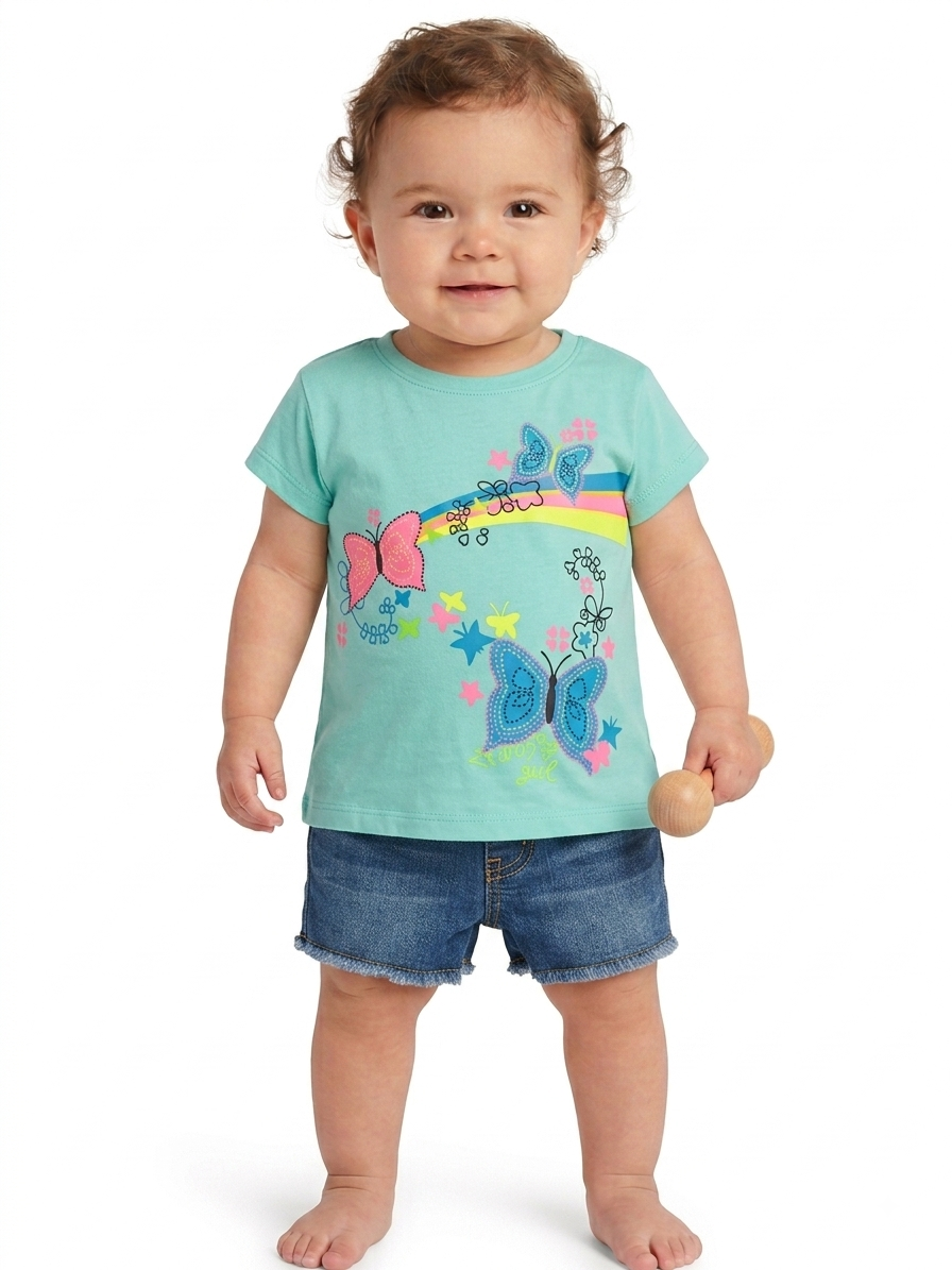 FZ Branded T-shirt for girls 12-18months (minor defect)