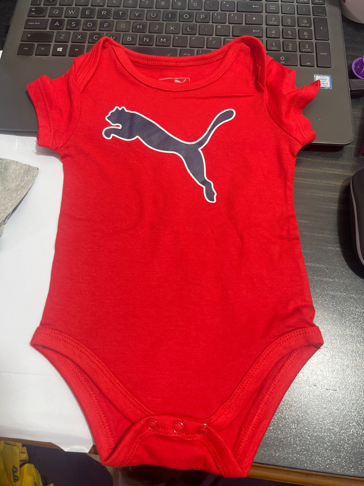 Puma Branded Infant Romper for Baby Boy