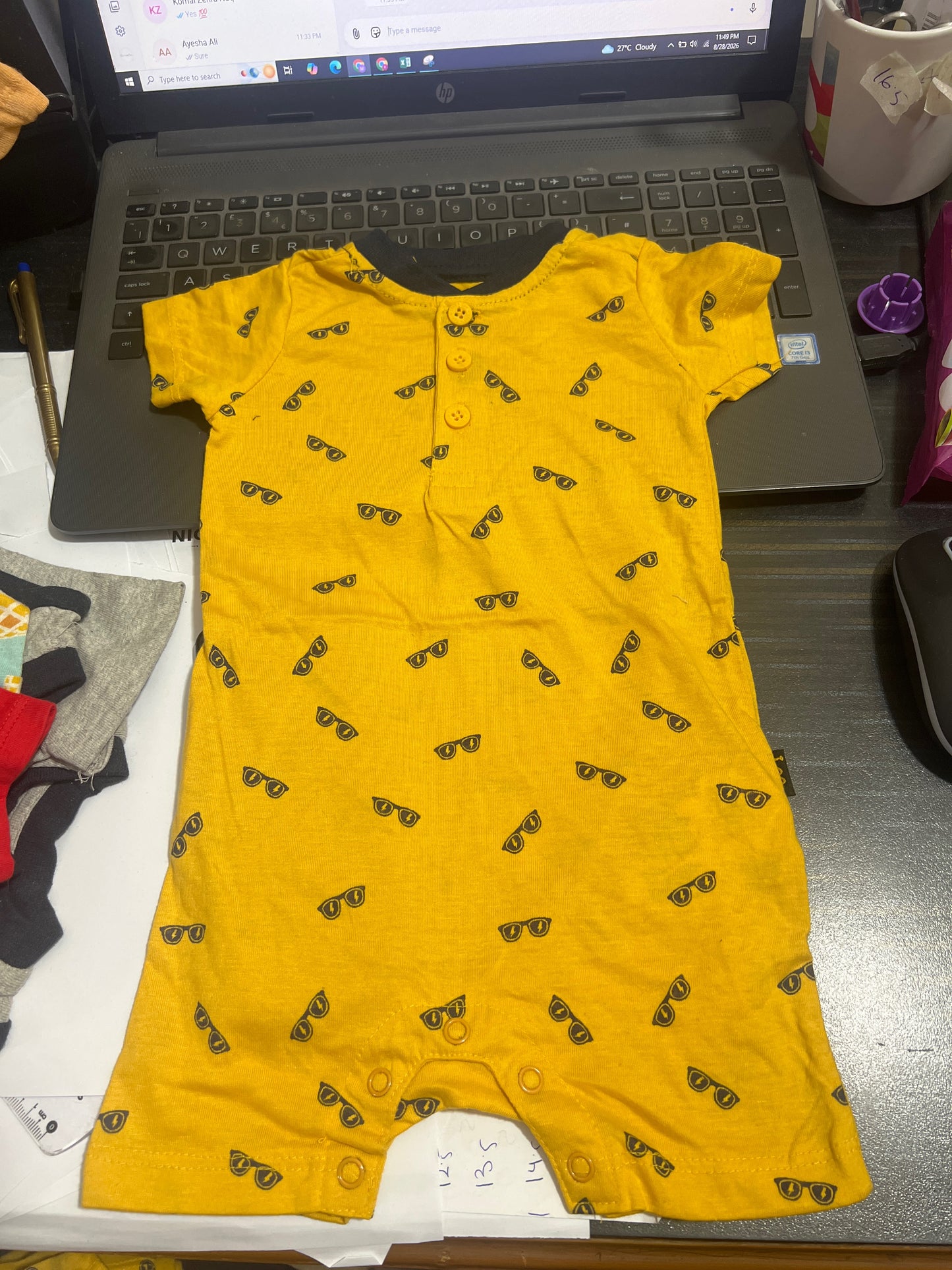 Lee branded romper for infants (minor def)