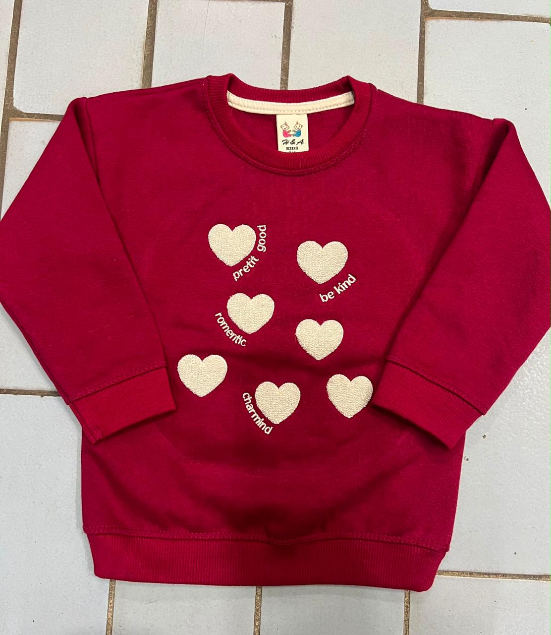 Red Sweatshirt for Girls