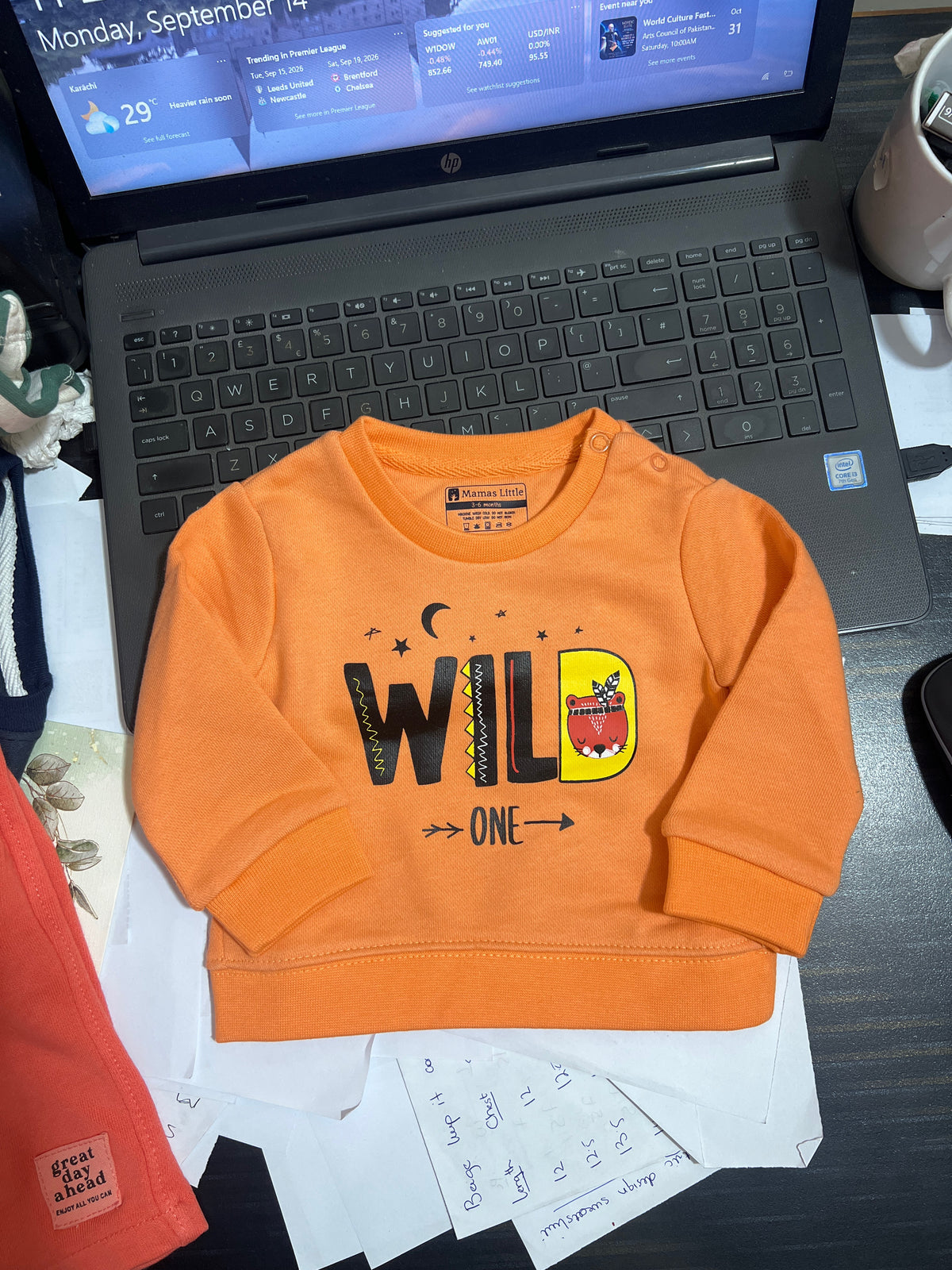 Wild One Printed Sweatshirt for Boys/Girls