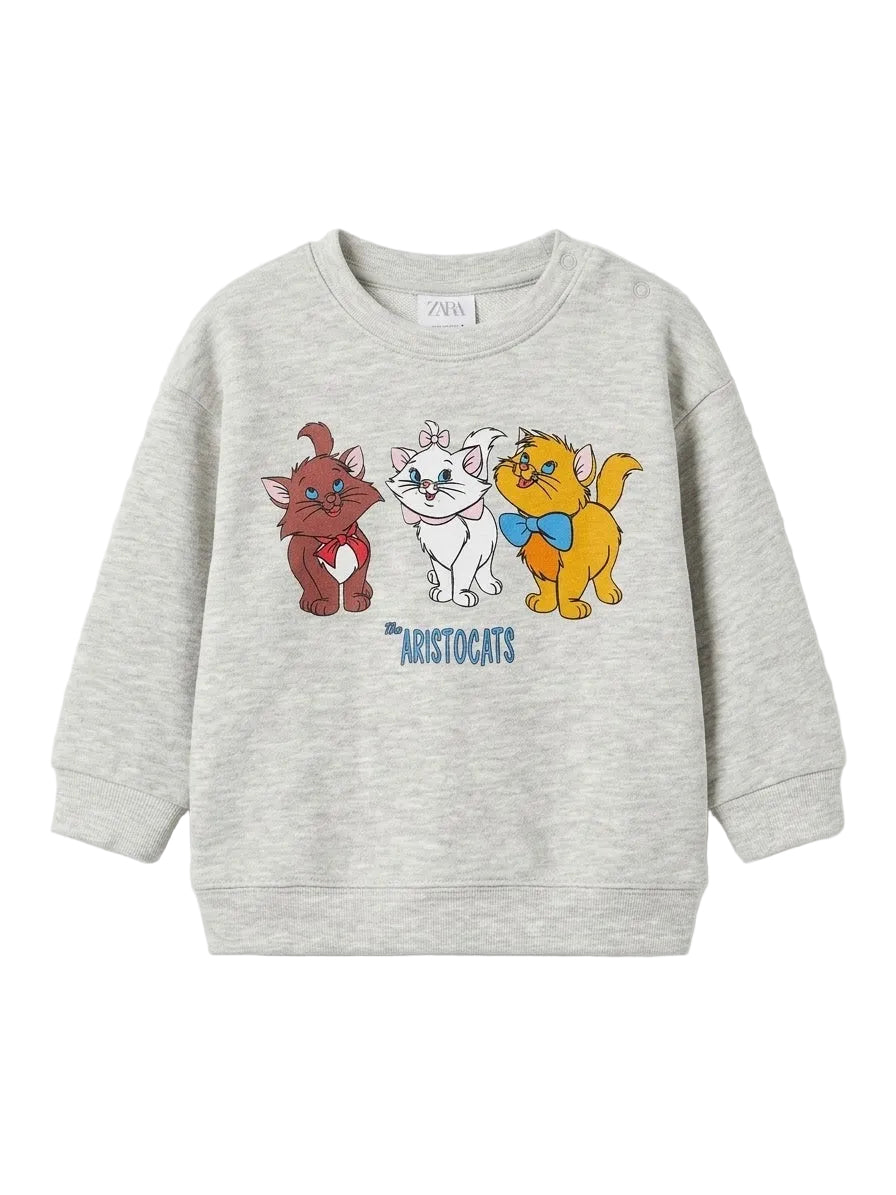 Cute Meow Sweatshirt for Infants (9-12 months)