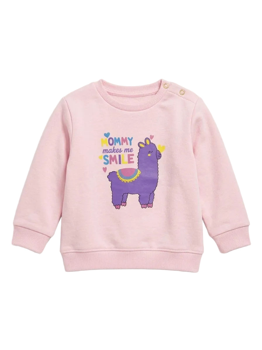 Mommy Makes Me Smile Sweatshirt for Infants