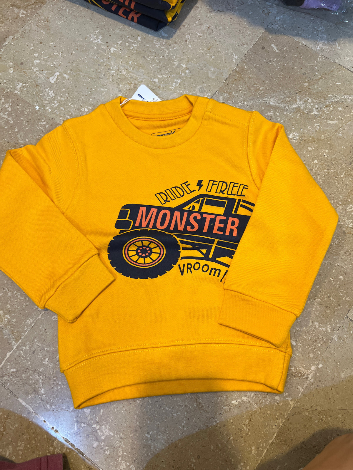Yellow Sweatshirt for Infants