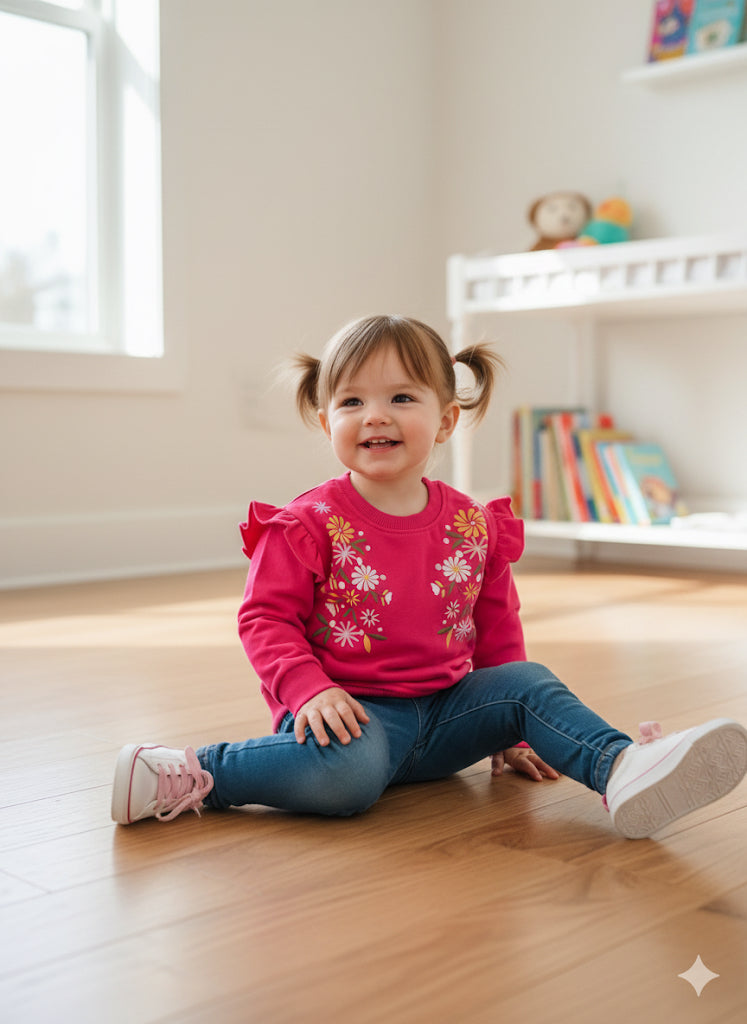 Pink Sweatshirt for Girls