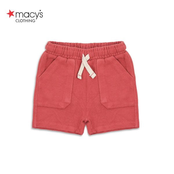 Light Red Branded Baby Boys Short