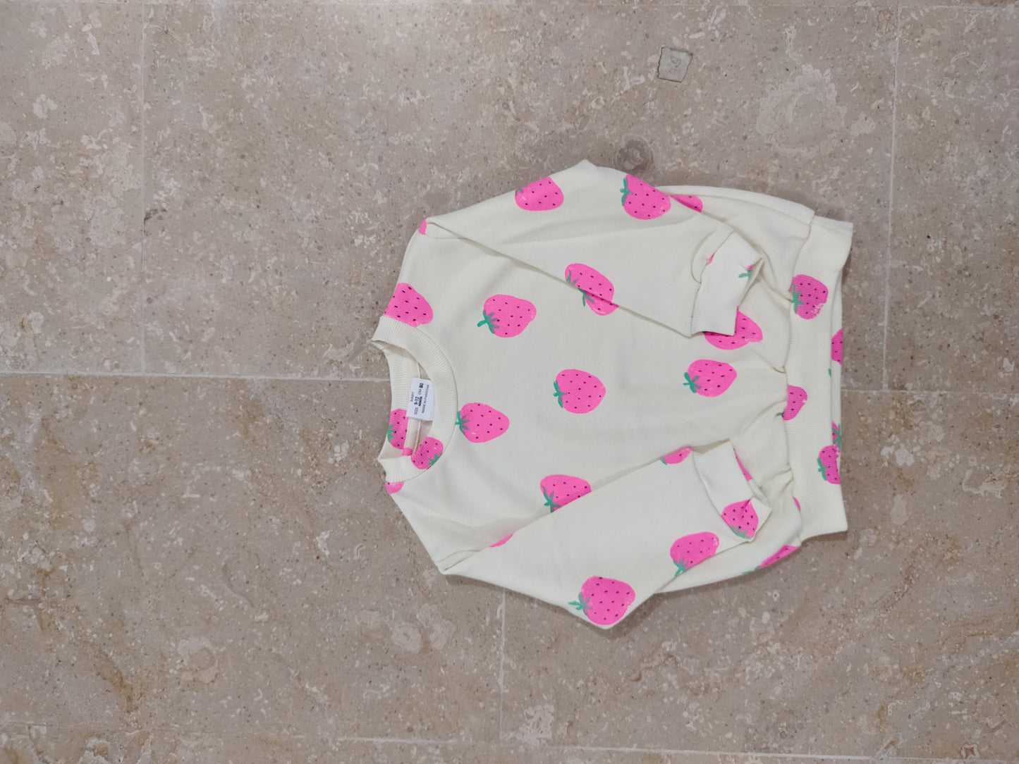 Strawberry Printed Sweatshirt for Girls