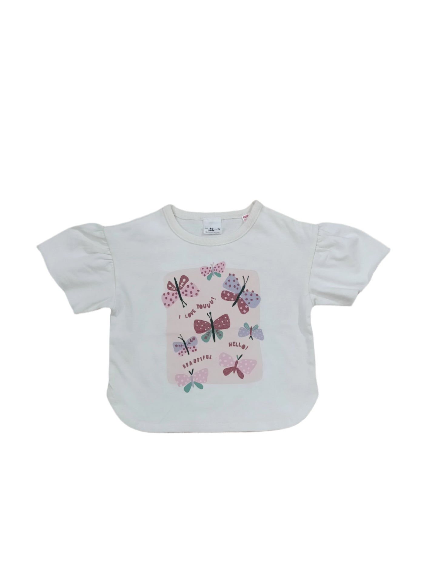 Butterfly Printed Top for Girls