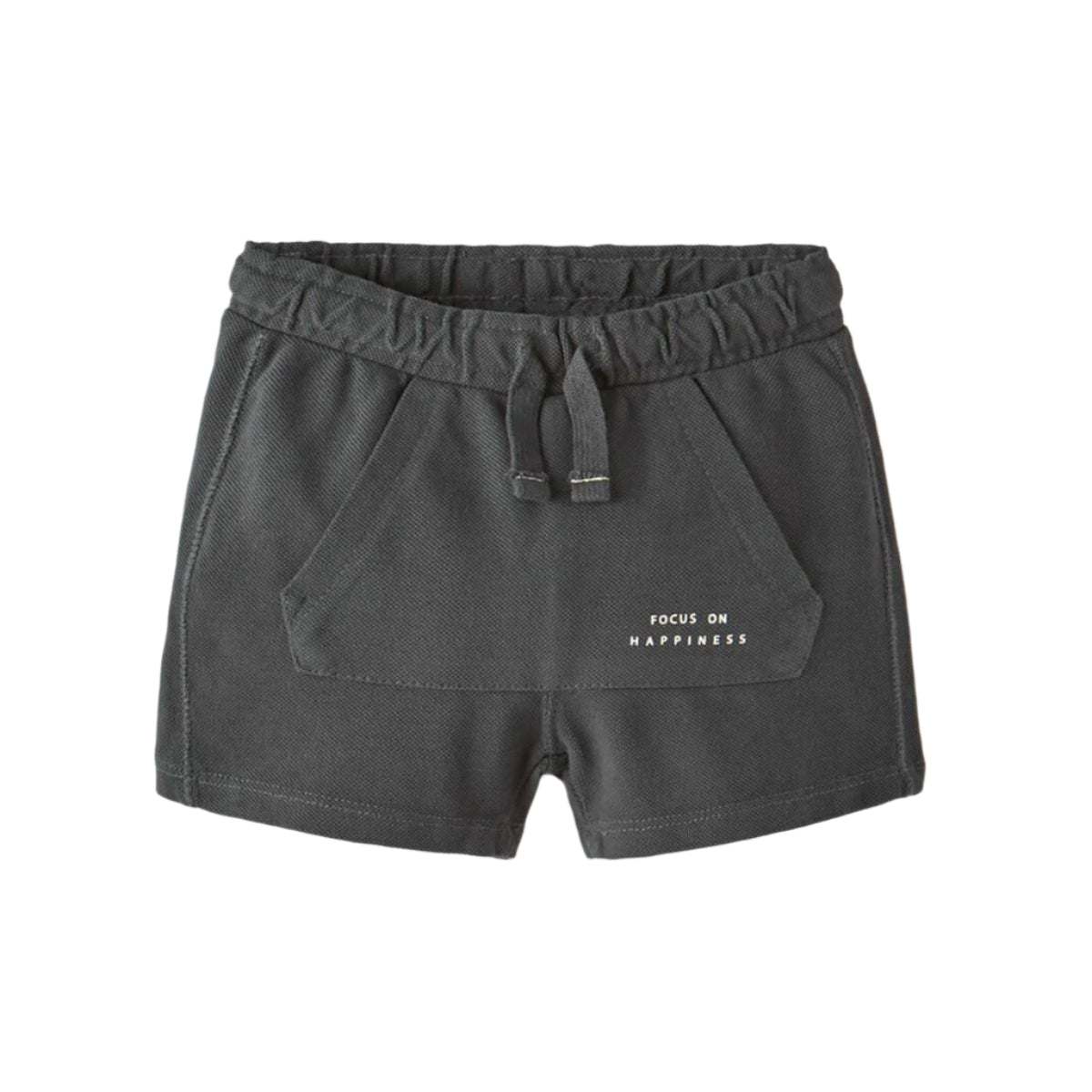 Charcoal printed short