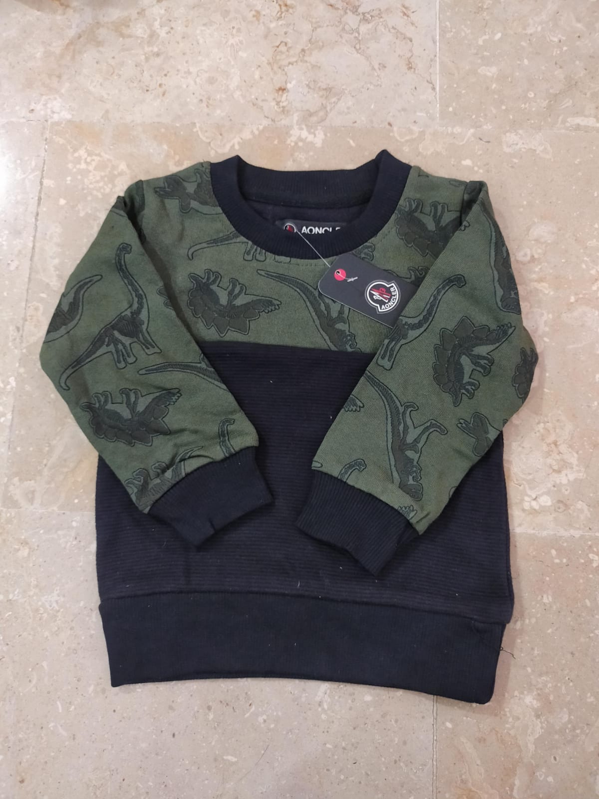 Dino sweatshirt for baby boys