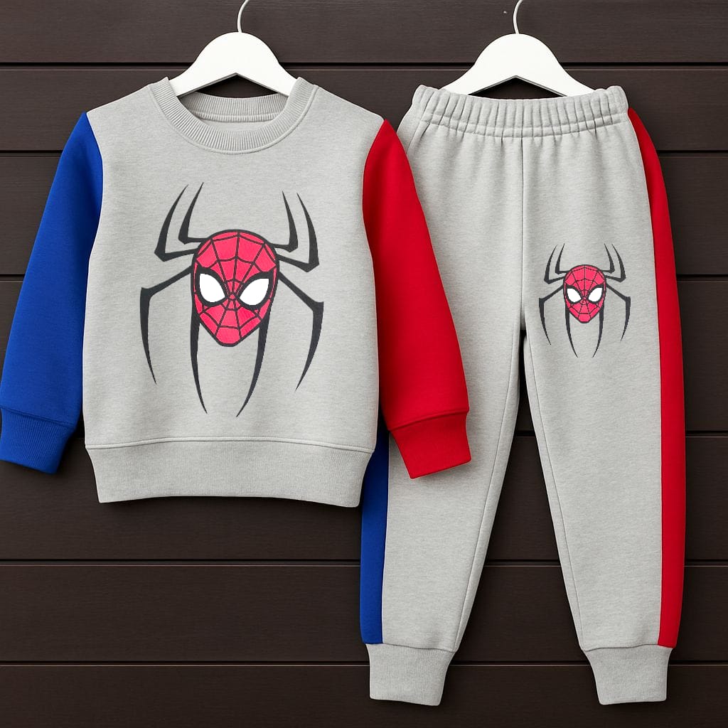 Spiderman Printed Winter Tracksuit