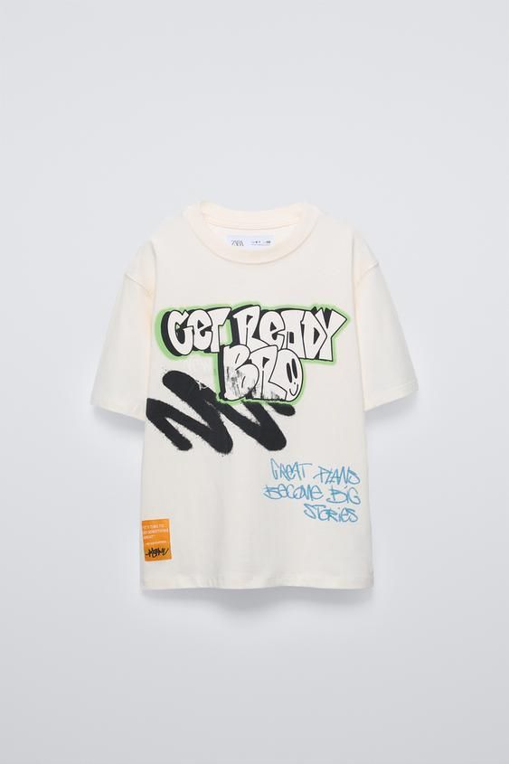 Zara Branded Graffiti T-shirt