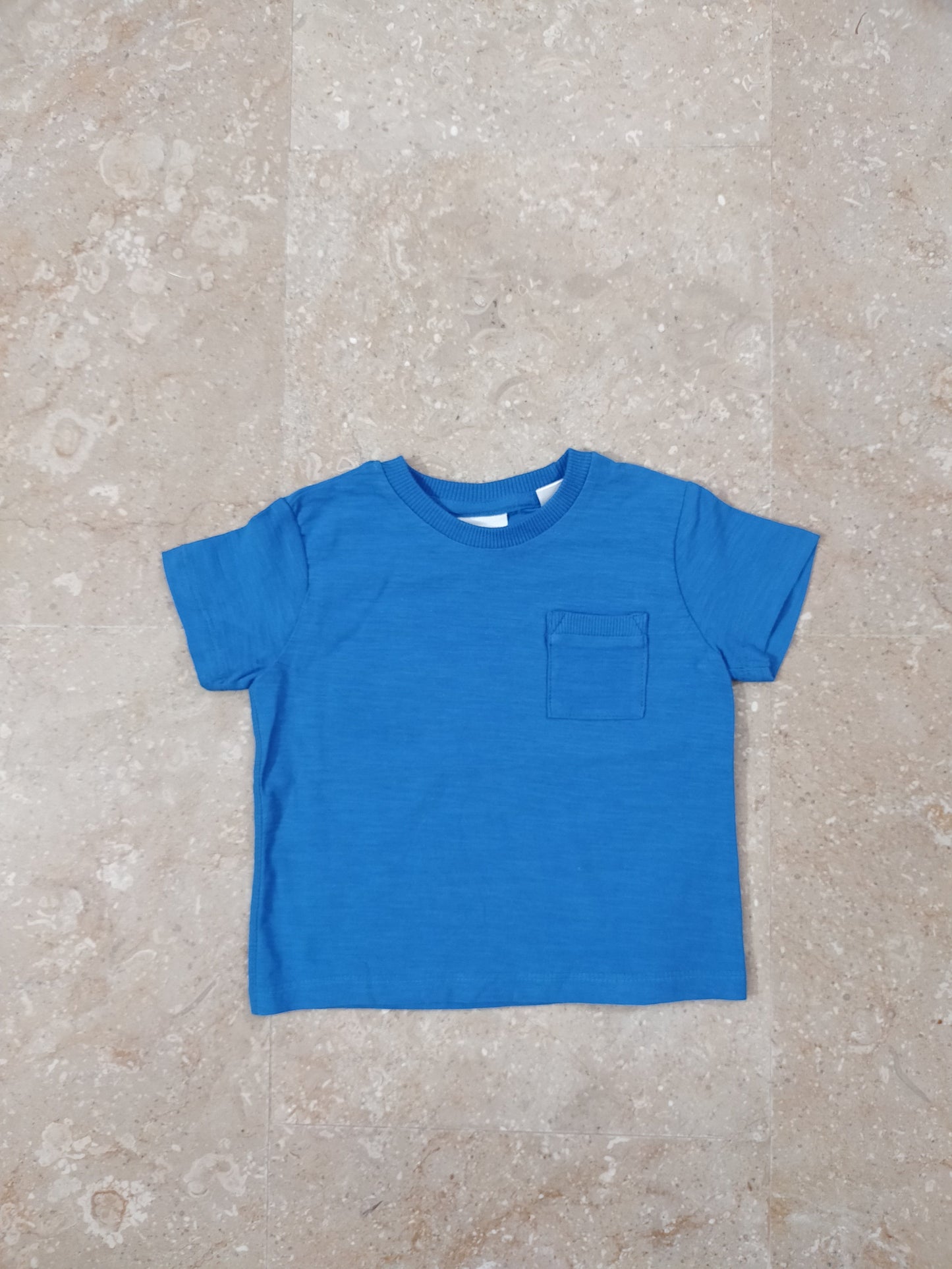 Royal Blue Back Printed Tee