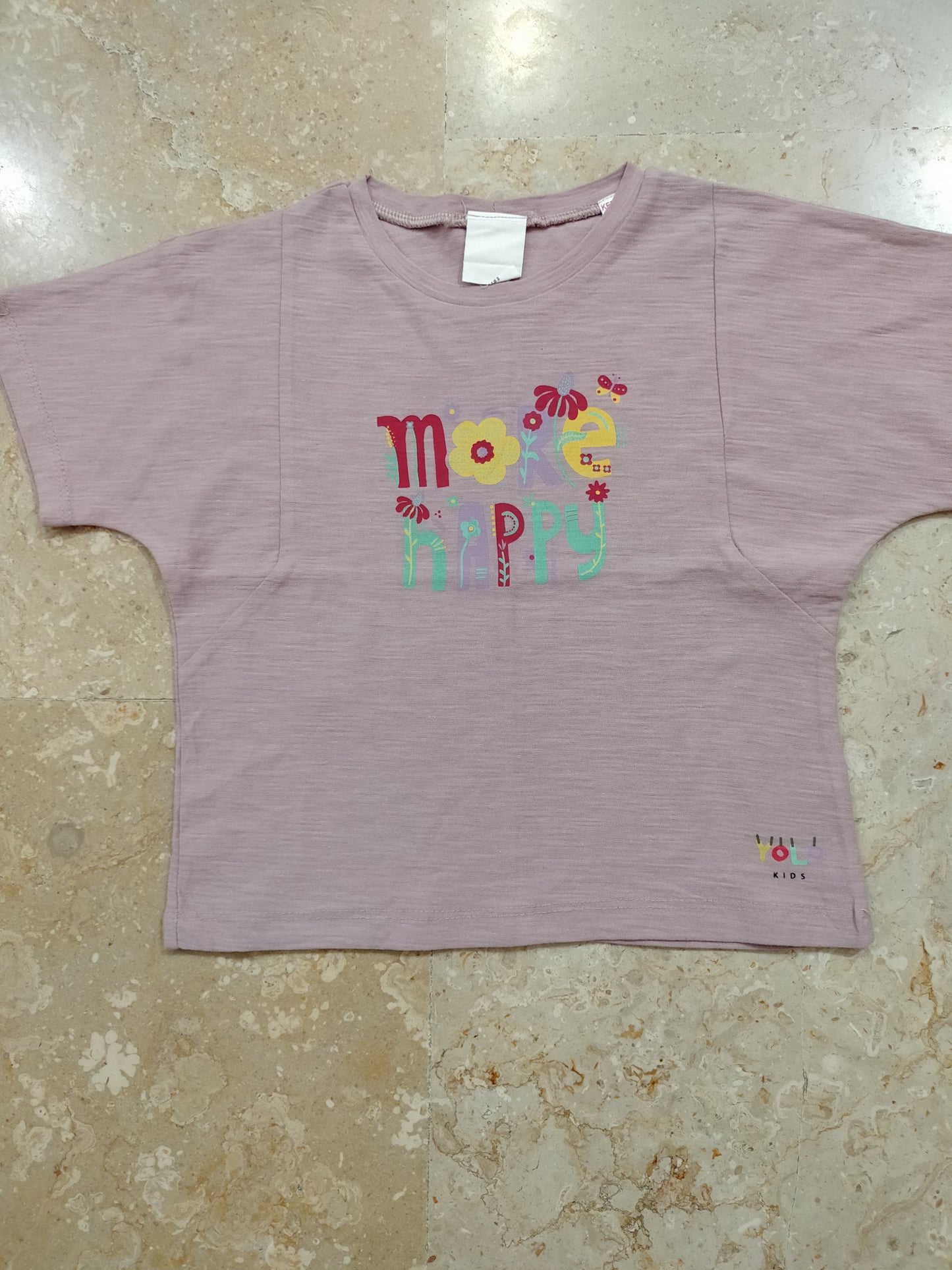 Lilac shade Summer Tshirt for Girls
