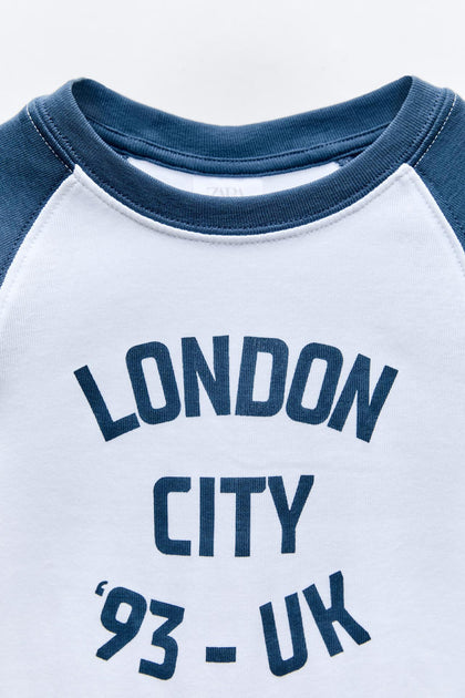 Blue White T-shirt