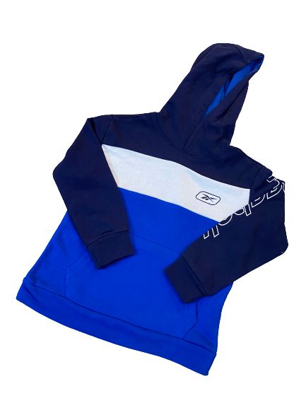 Blue & White Reebok Hoodie
