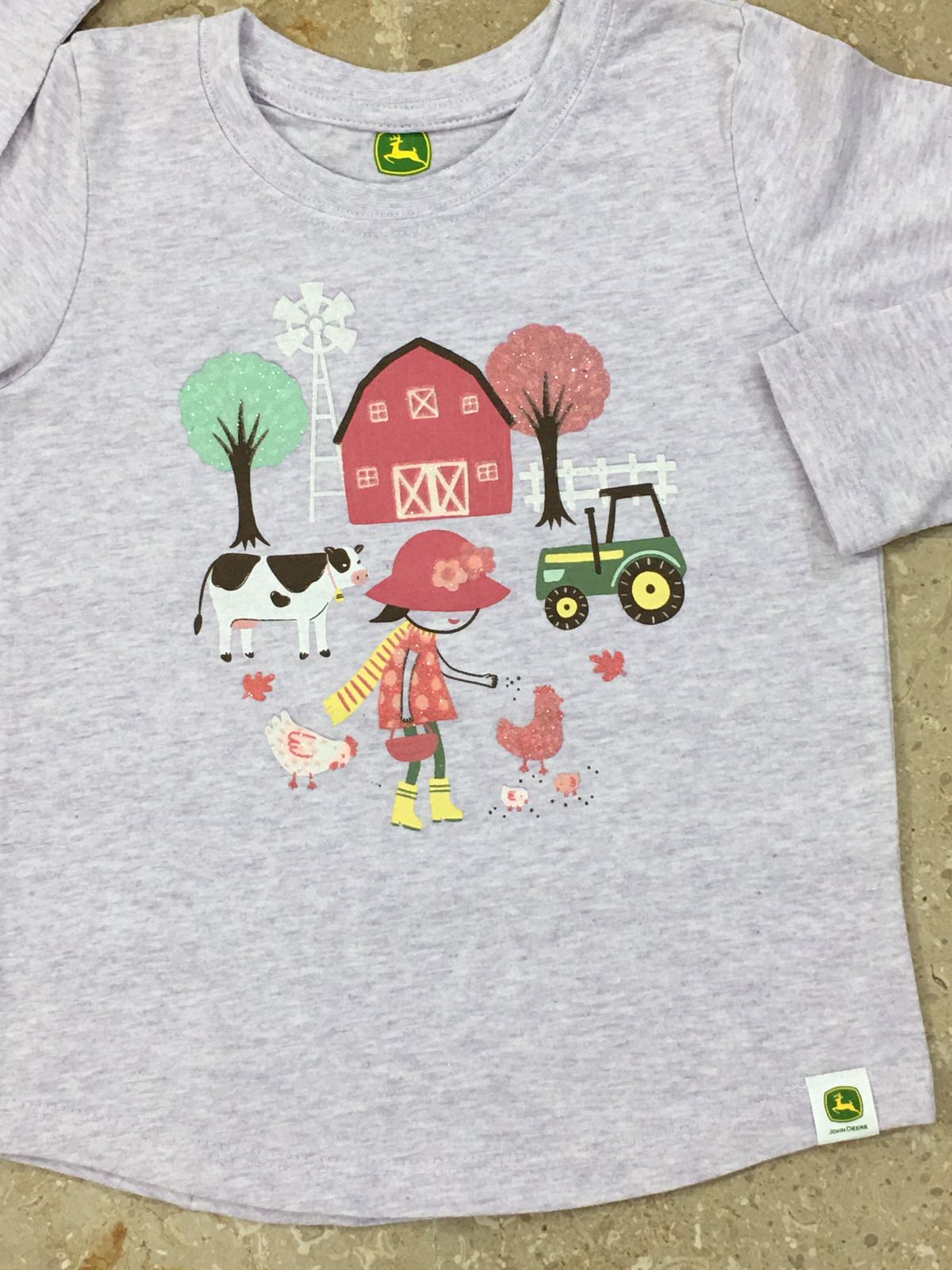 John Deere Girl's Tshirt summers