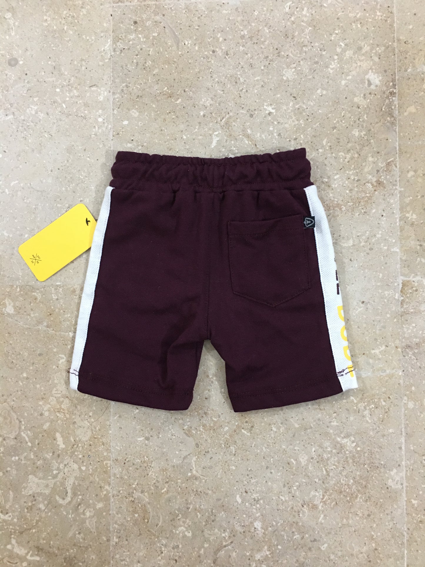 Maroon Short with Side Panel Style