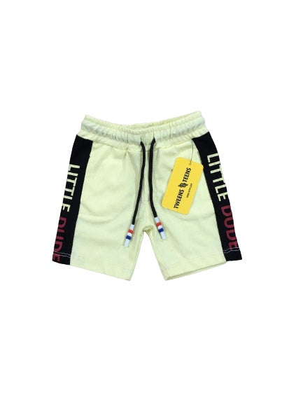 Yellow Short with Side Panel Style for Boys