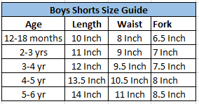 Light Blue Short with Side Panel Style for Boys