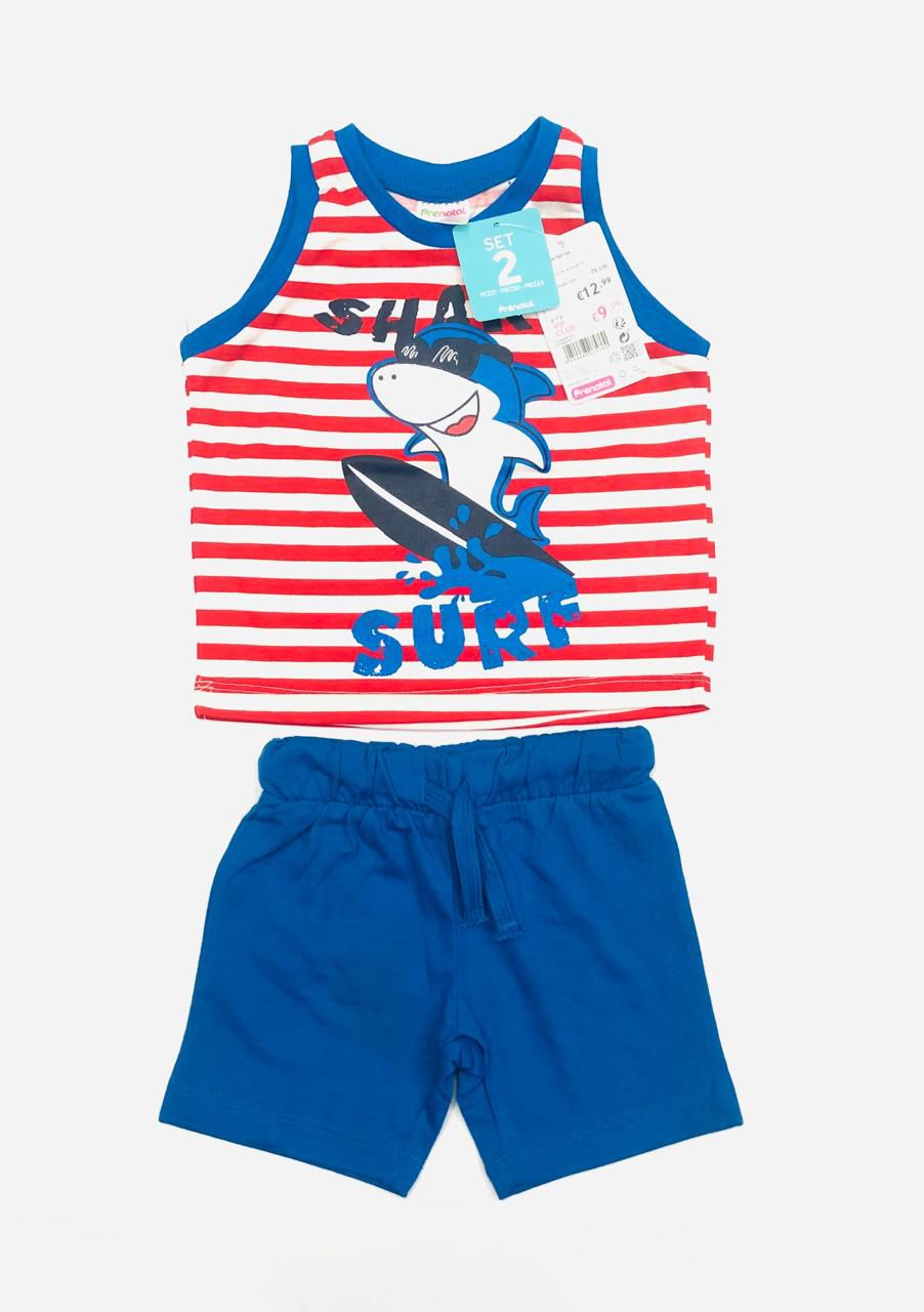 Shark Printed 2 pc set for kids