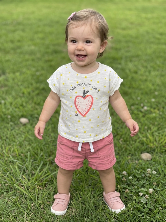 Branded Printed Girls T-shirt (Minor defect)