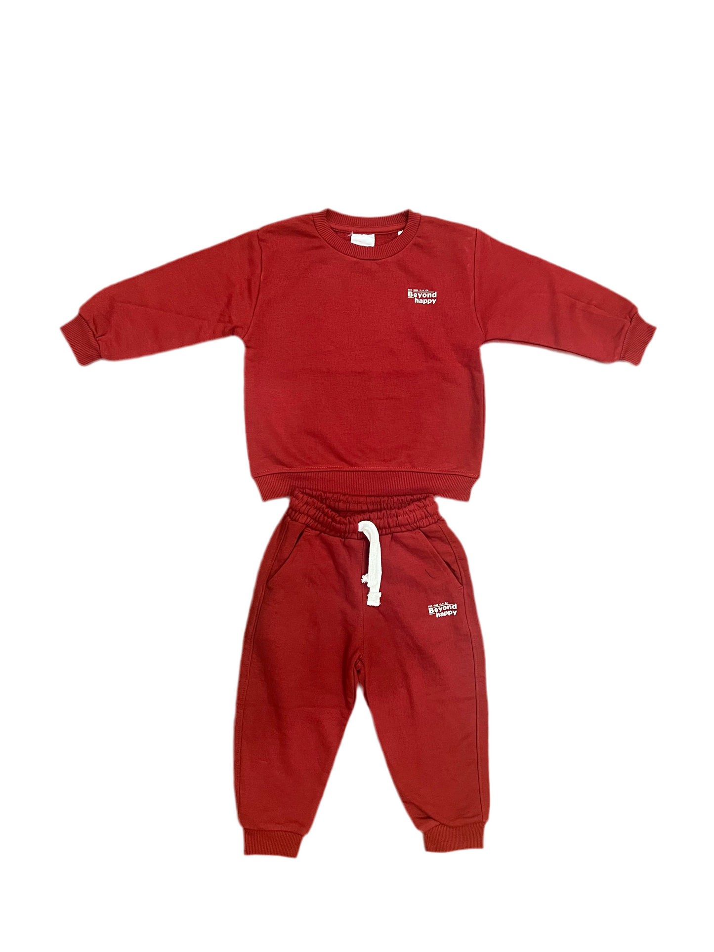 Red Zara Branded Tracksuit