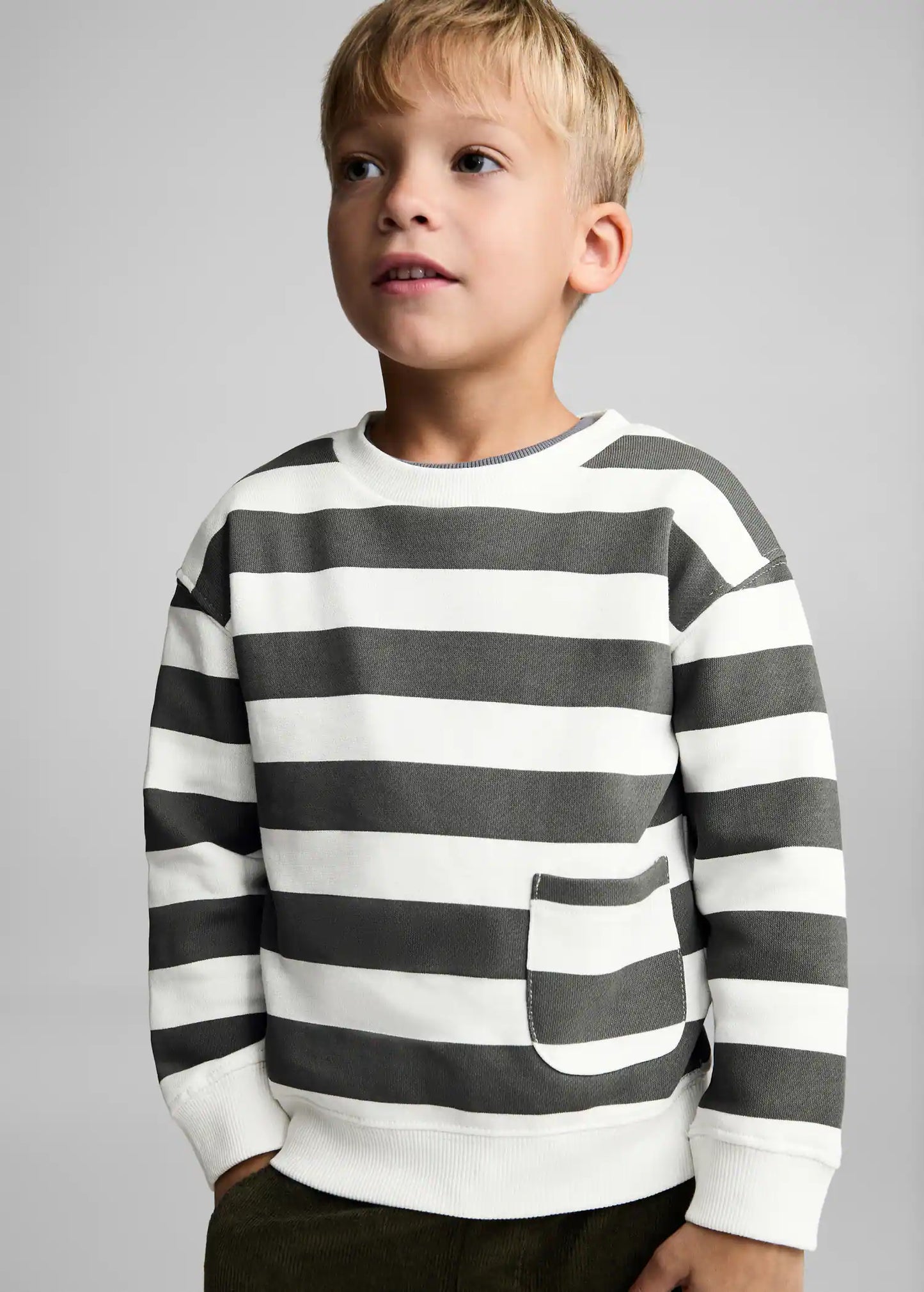 Striped MNG Branded Sweatshirt