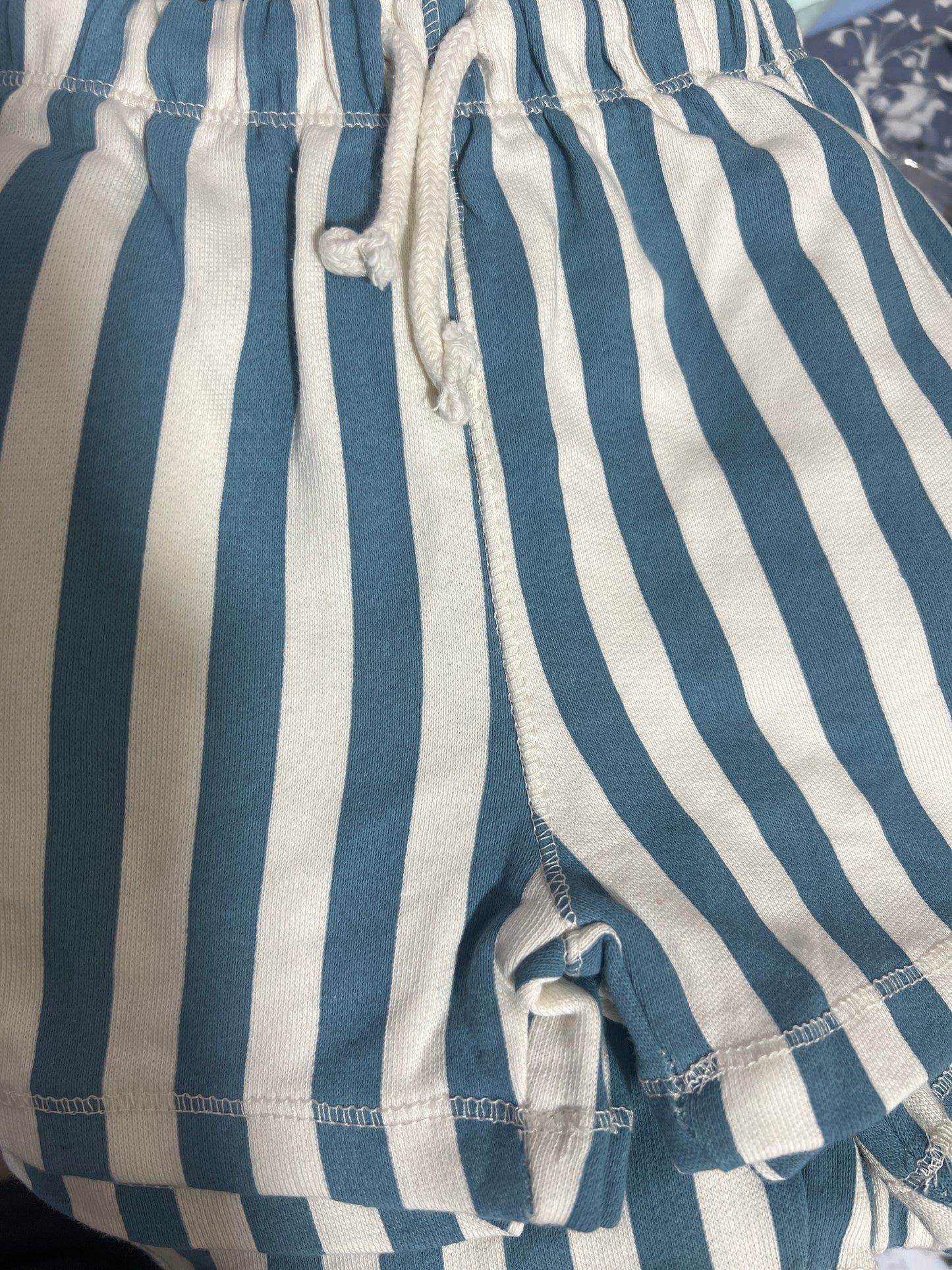 Zara Branded Blue Stripe Short