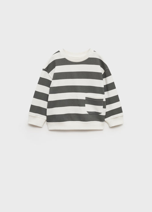 Striped MNG Branded Sweatshirt