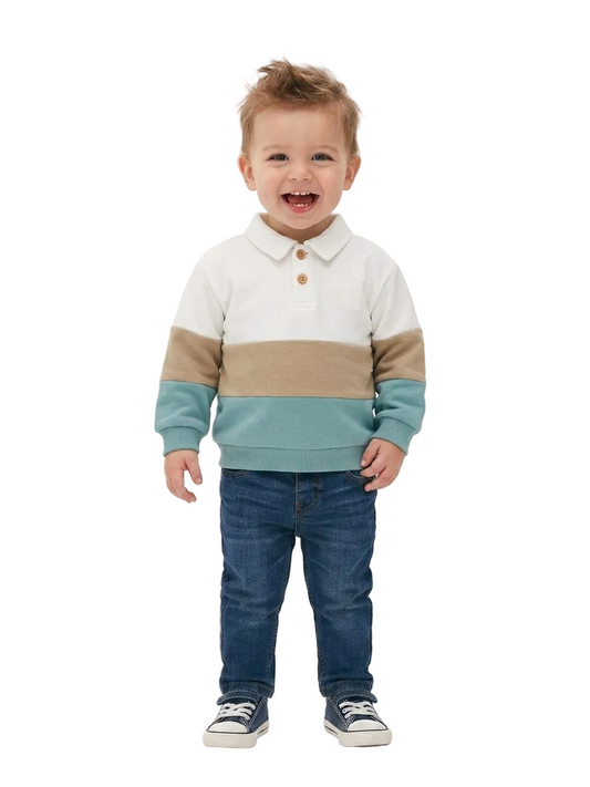 Cool Club branded collar style sweatshirt